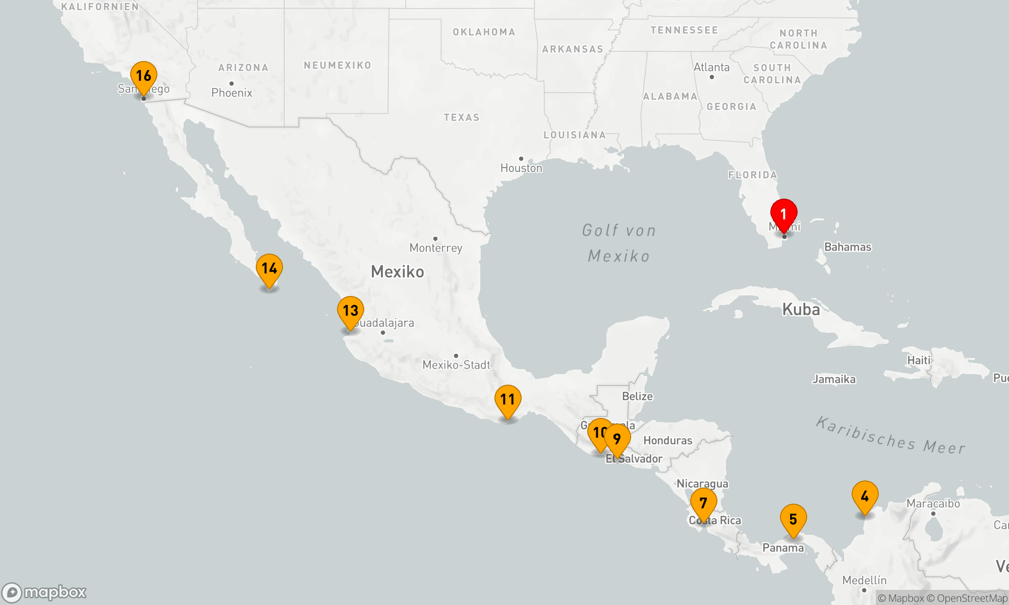 Route 15 Nächte - PANAMA CANAL