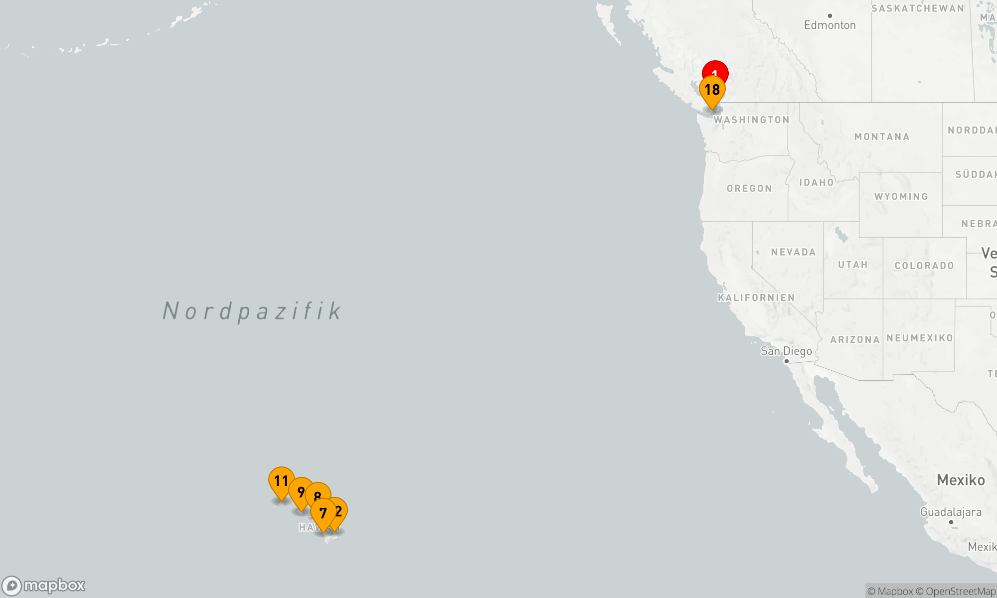 Route 18 Nächte - HAWAII UMRUNDUNG