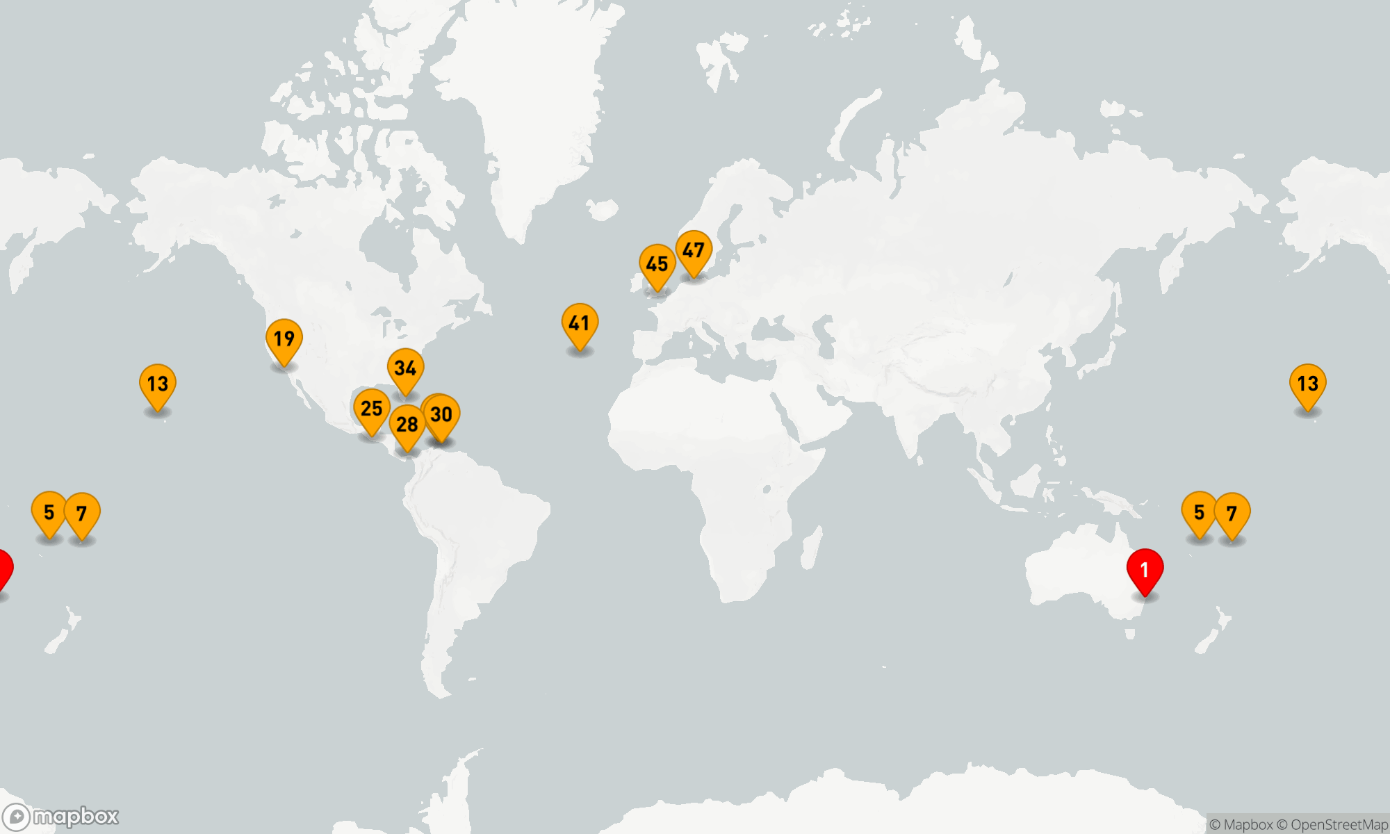 Route 47 Nächte - Südsee - USA - Karibik bis Hamburg (H607C)