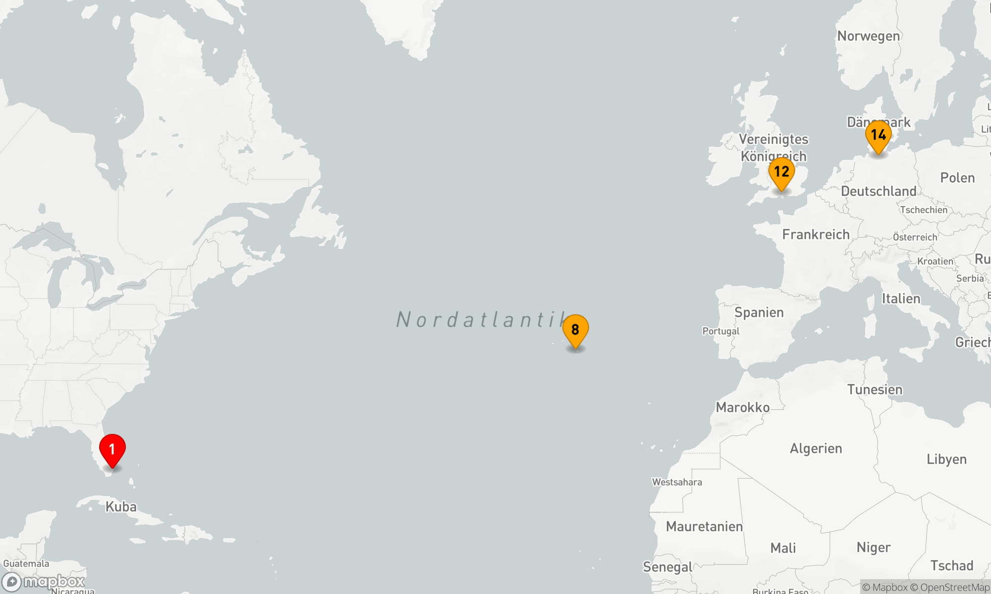 Route 13 Nächte - Transatlantik - Azoren bis Hamburg (H609A)