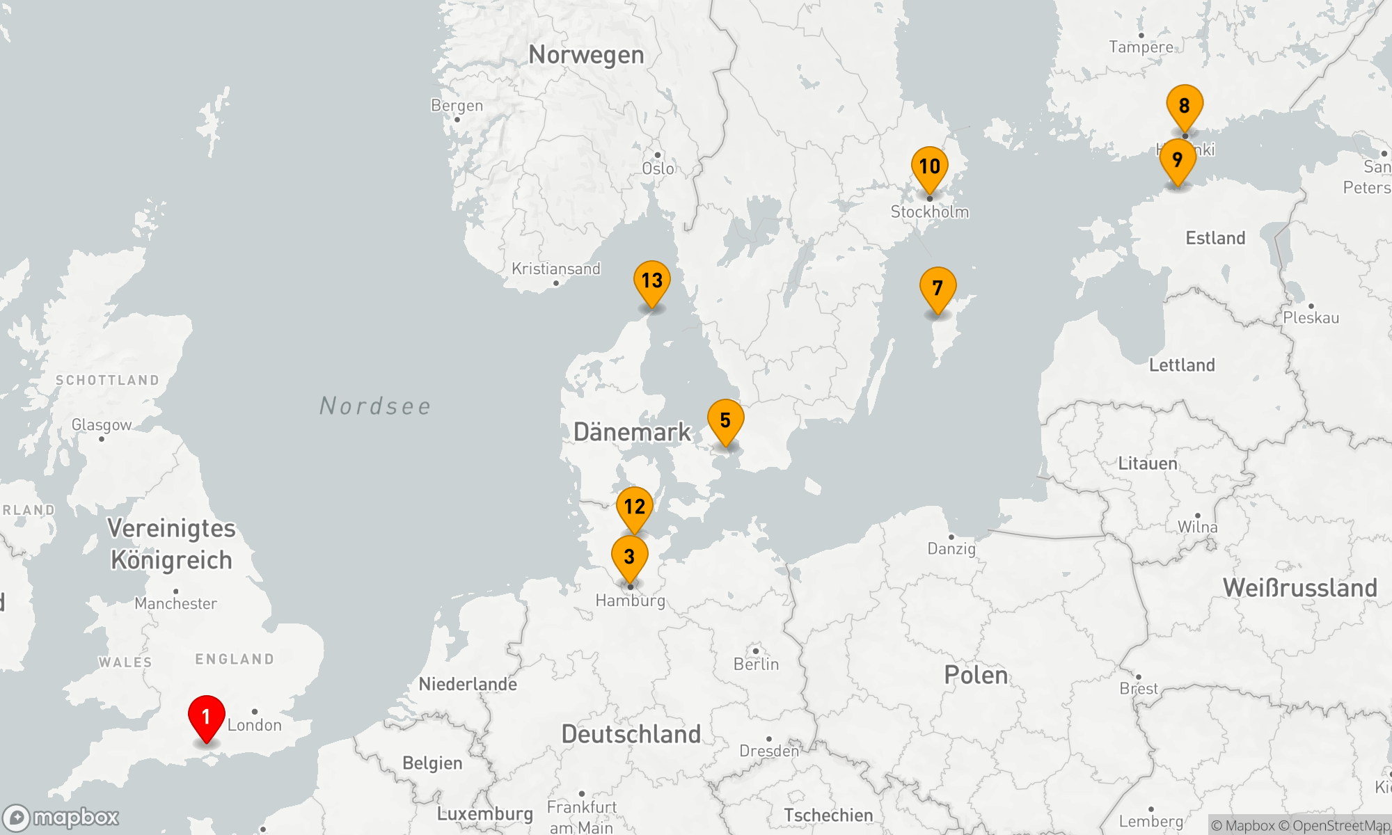 Route 14 Nächte - Ostsee (H618)