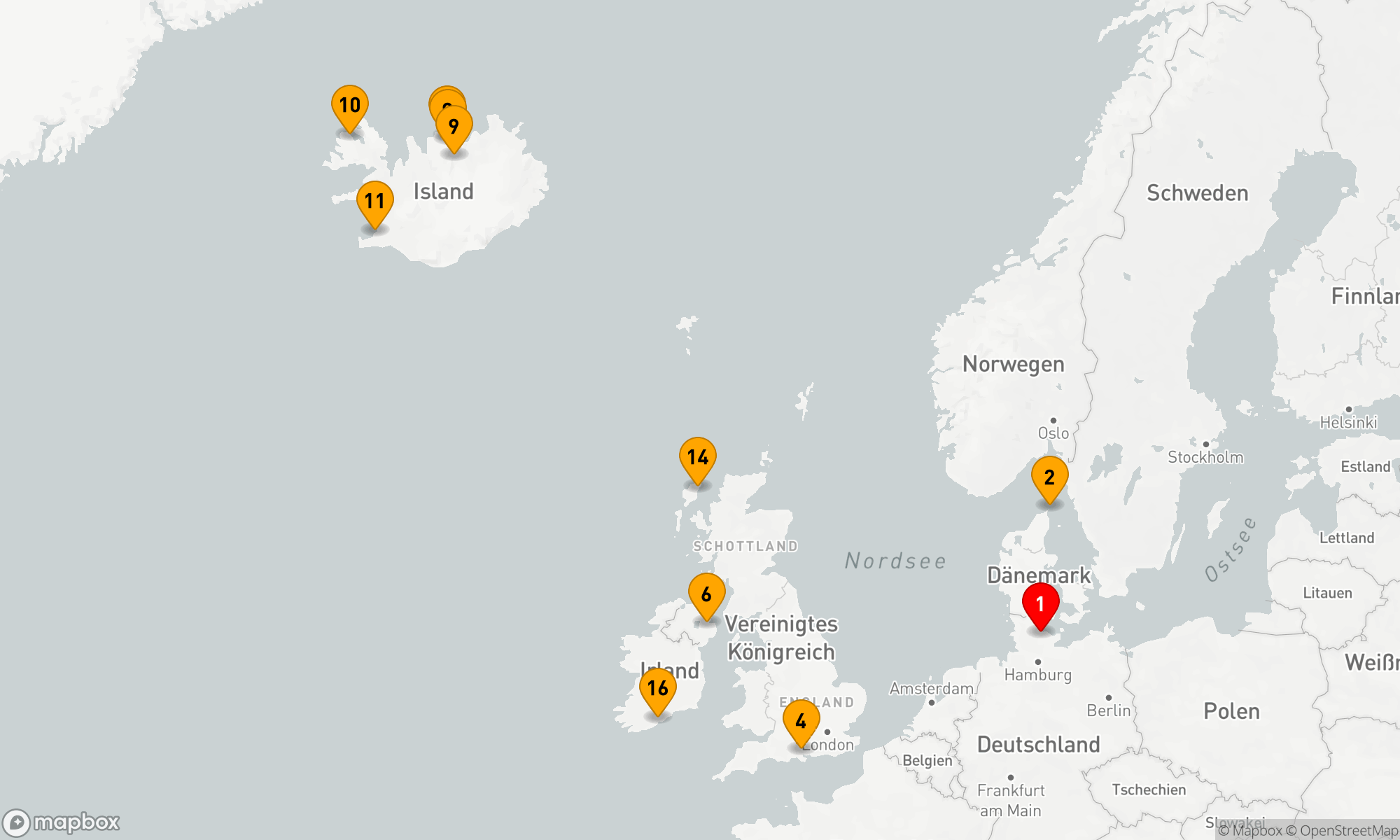 Route 17 Nächte - Britische Inseln - Island ab Kiel (H618D)