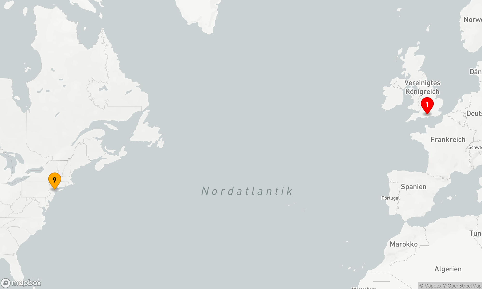 Route 8 Nächte - Transatlantik nach New York (M603N)