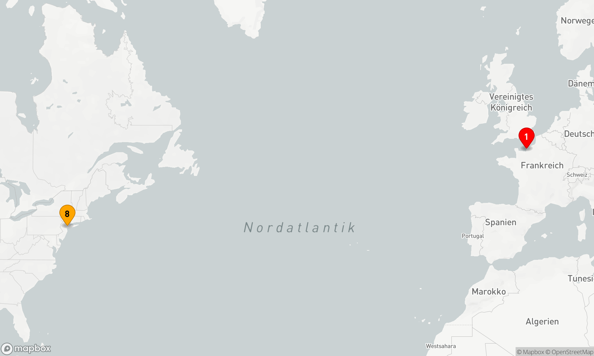 Route 7 Nächte - Transatlantik ab Le Havre (M609C)