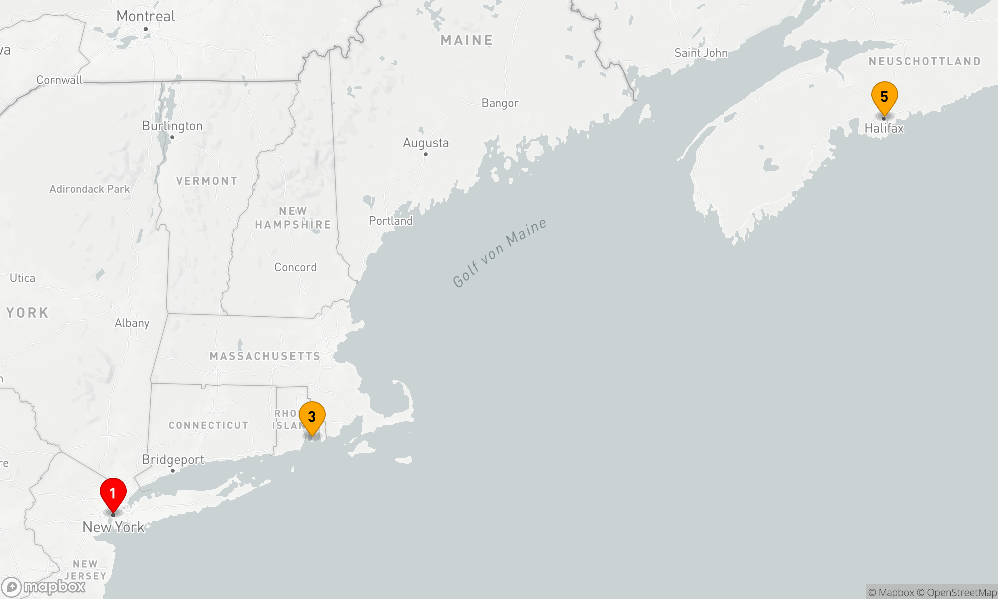 Route 7 Nächte - Kanada - Neuengland (M614)