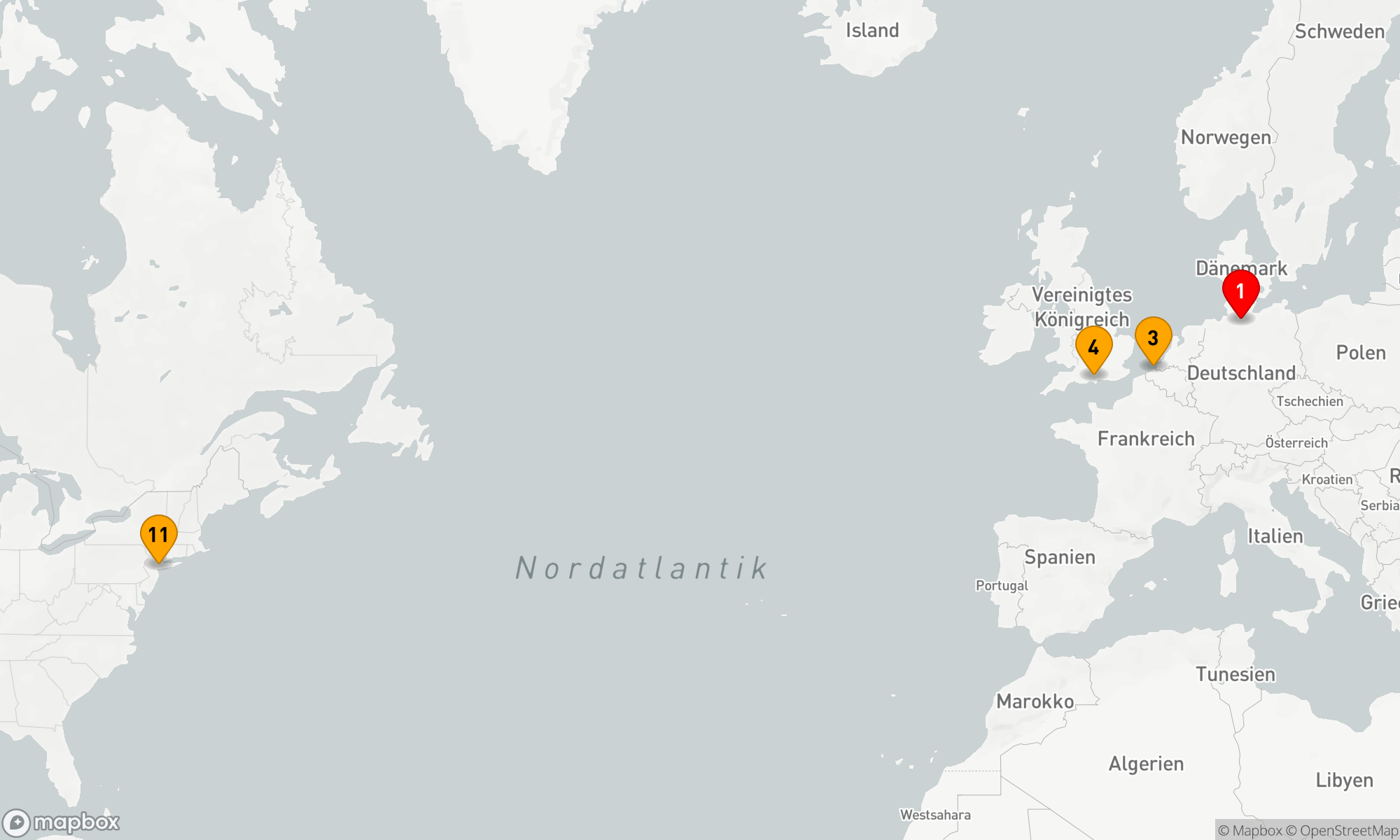 Route 10 Nächte - Transatlantik - Belgien ab Hamburg (M621)