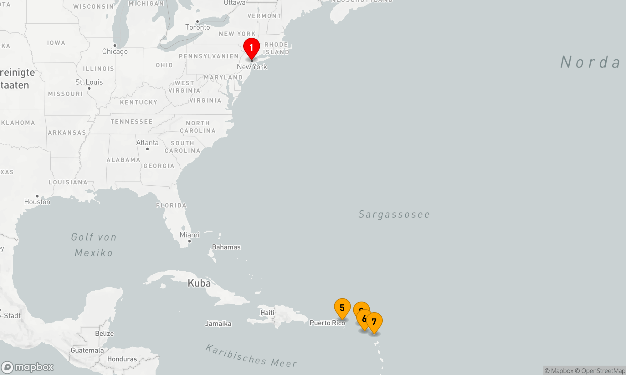 Route 11 Nächte - Östliche Karibik (M631)