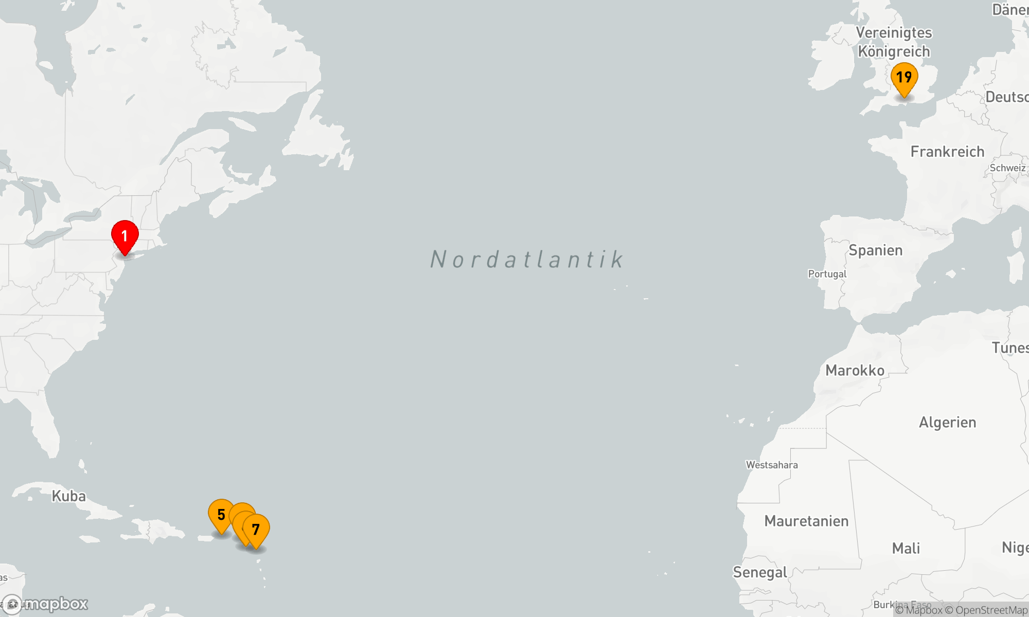 Route 18 Nächte - Transatlantik - Karibik (M631A)