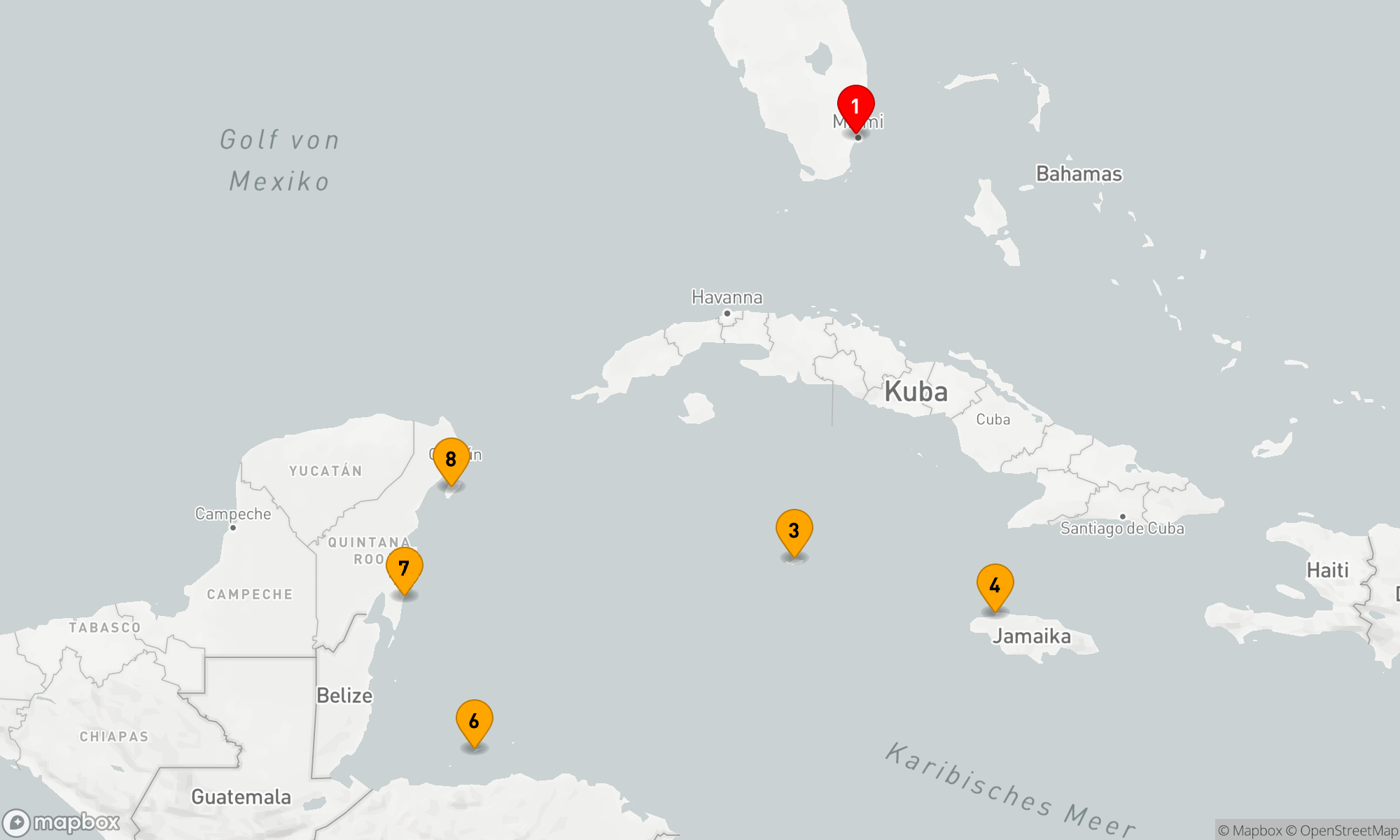 Route 9 Nächte - Neujahrsreise Westkaribik - Mittelamerika (Q601)