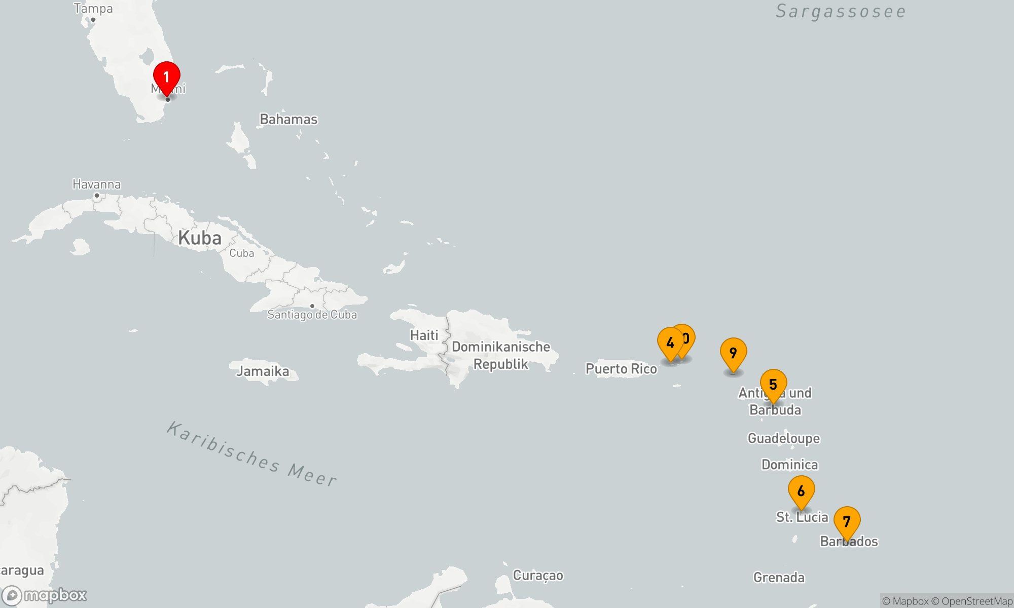 Route 12 Nächte - Karibik (Q602)
