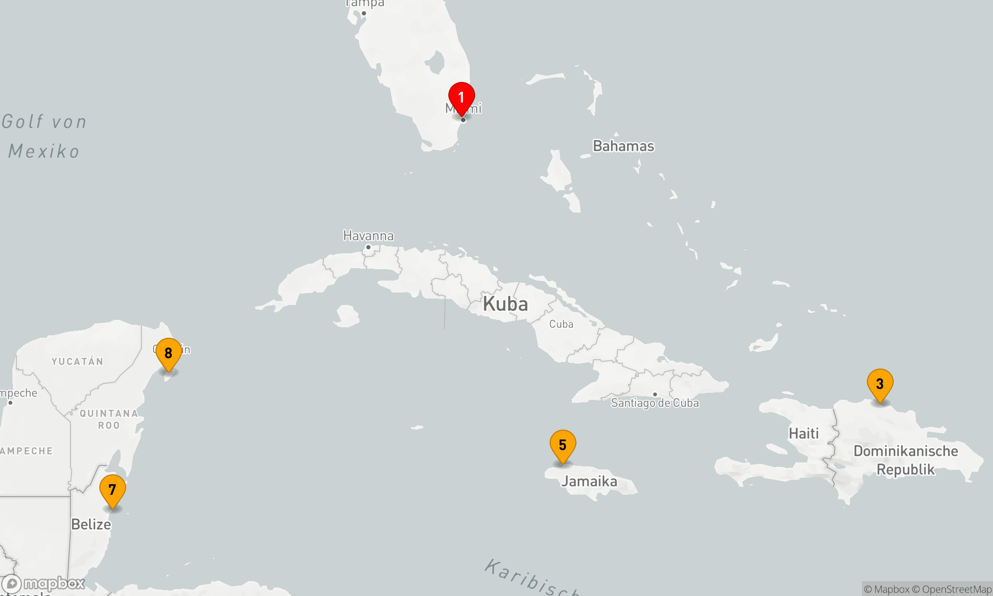 Route 9 Nächte - Westkaribik - Mittelamerika (Q603)