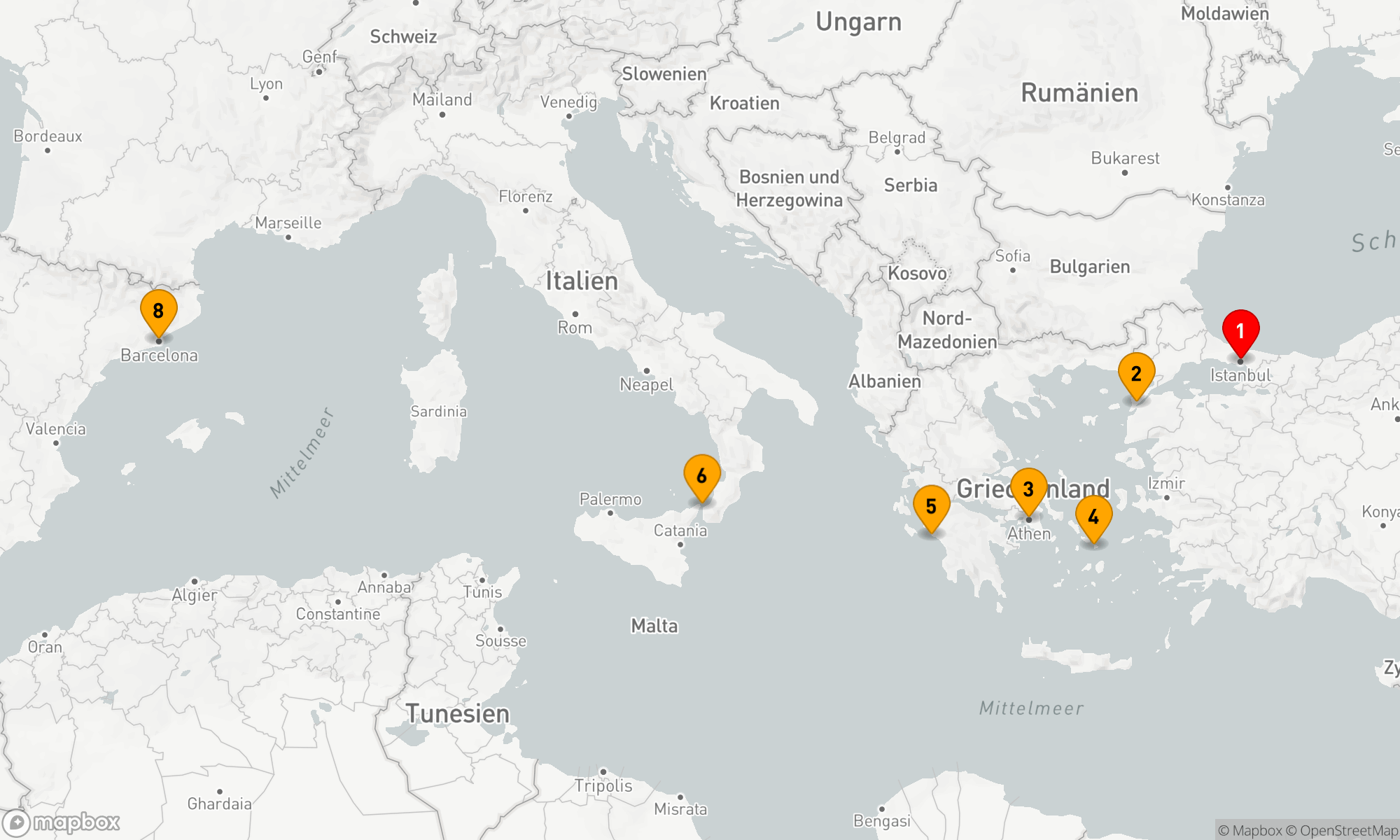 Route 7 Nächte - Türkei - Griechenland (V609D)