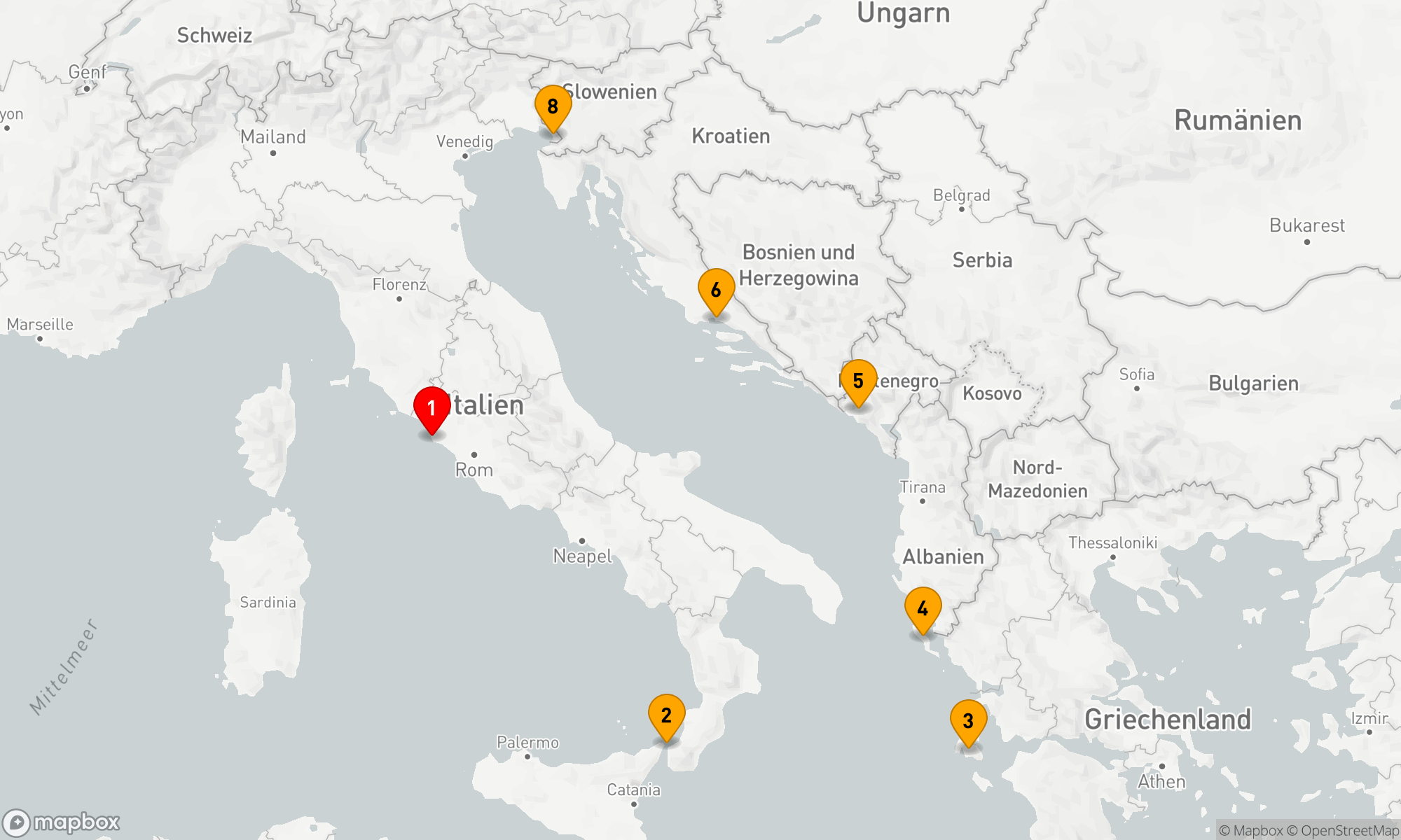 Route 7 Nächte - Griechenland - Adria (V613A)