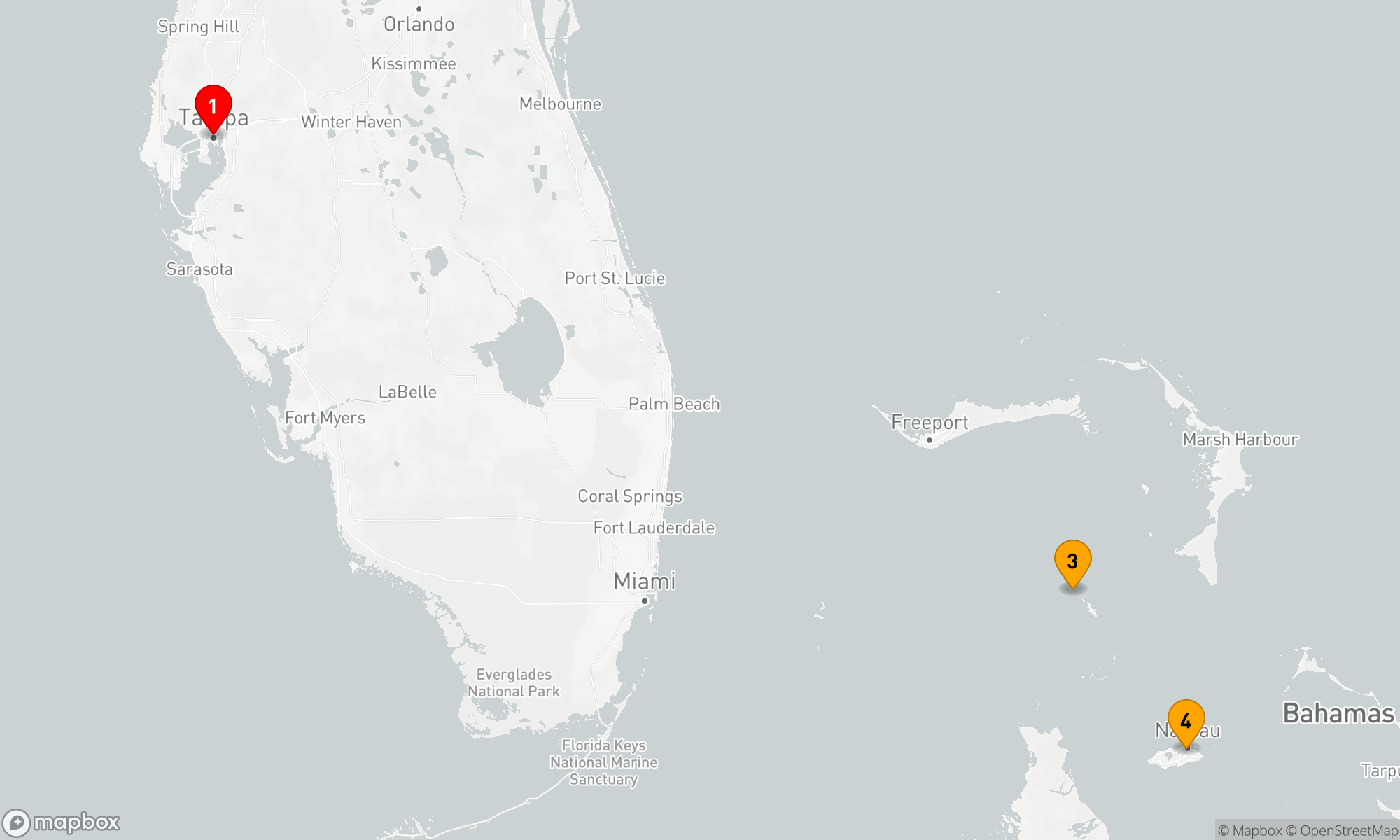 Route 5 Nächte - BAHAMAS & PERFEKTE TAGESKREUZFAHRT