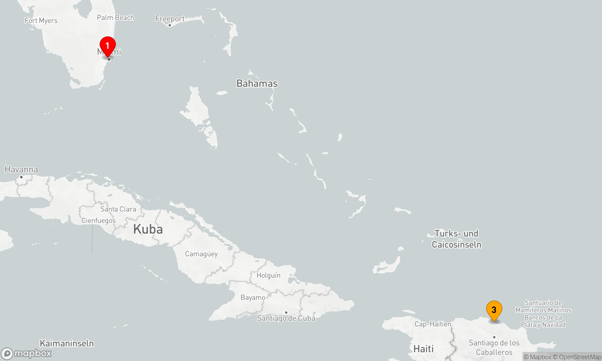 Route 4 Nächte - KARIBIK-KREUZFAHRT