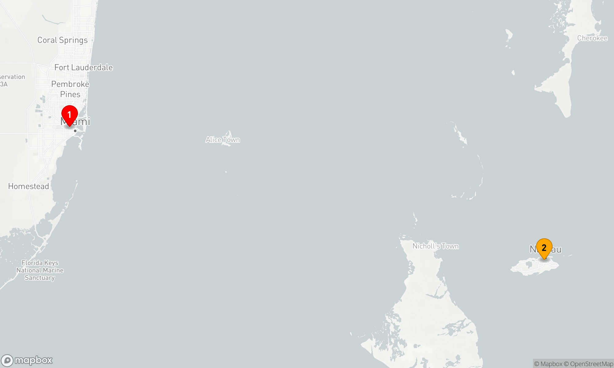 Route 4 Nächte - KARIBIK-KREUZFAHRT