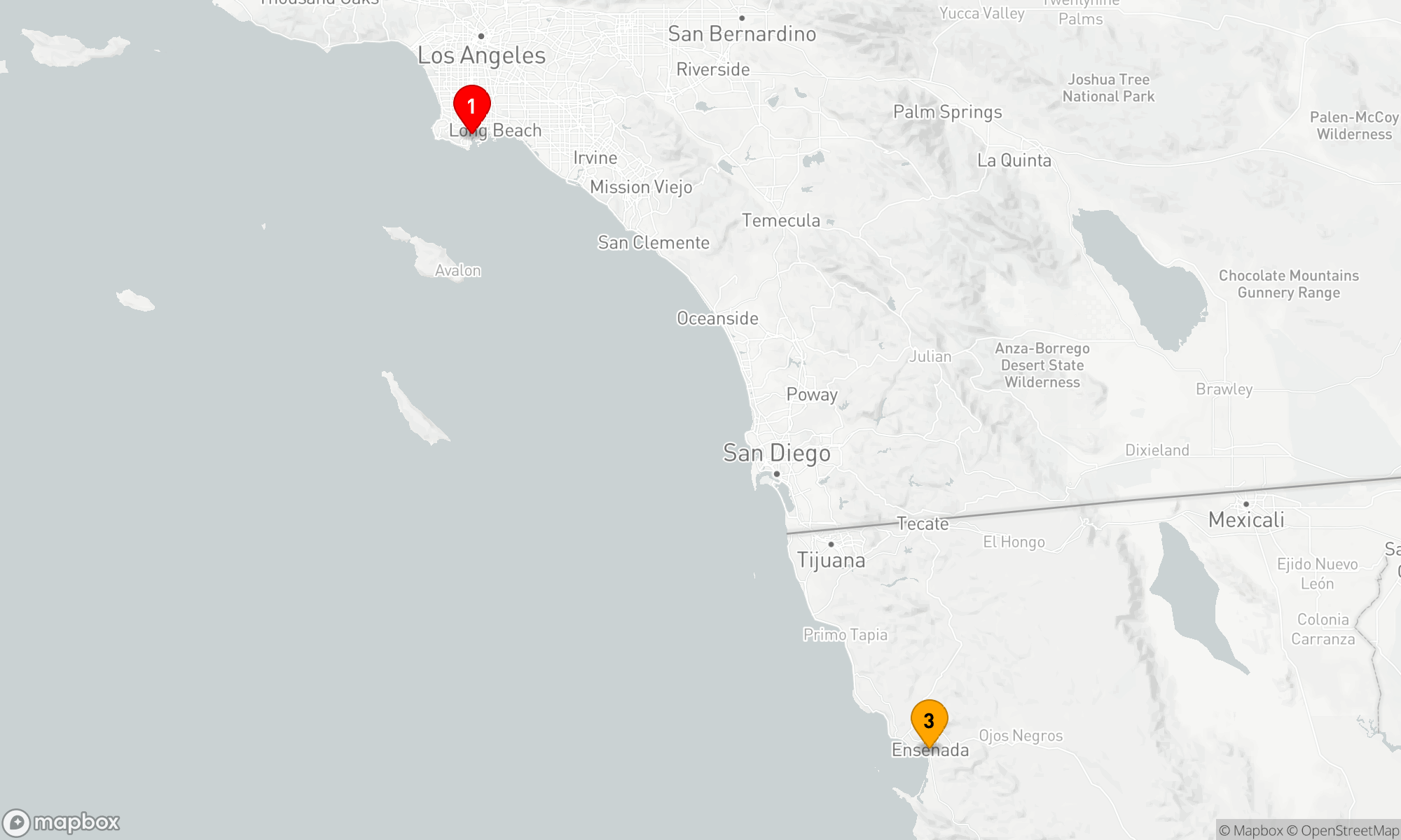 Route 3 Nächte - ENSENADA-KREUZFAHRT