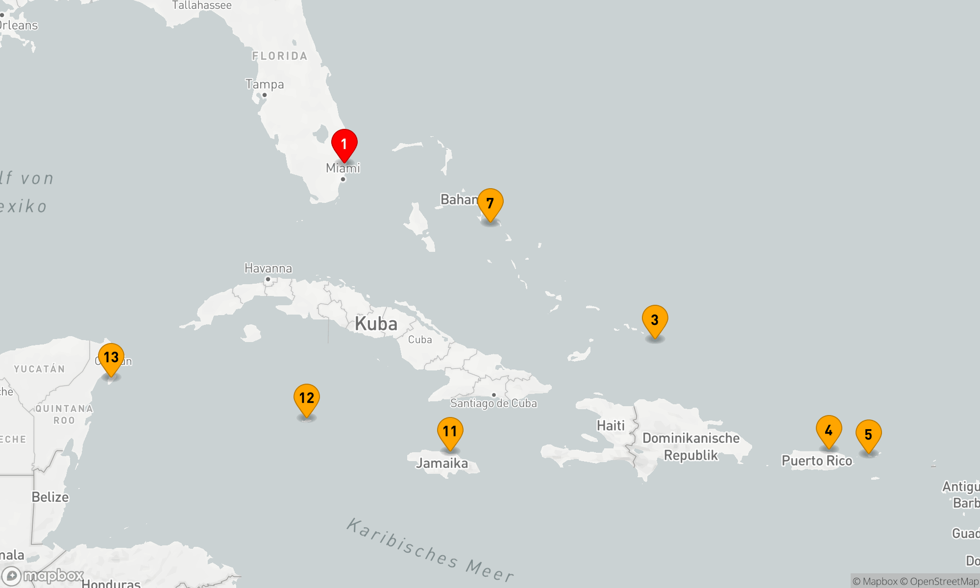 Route 14 Nächte - ÖSTLICHE & WESTLICHE KARIBIK: SAN JUAN & MEXIKO