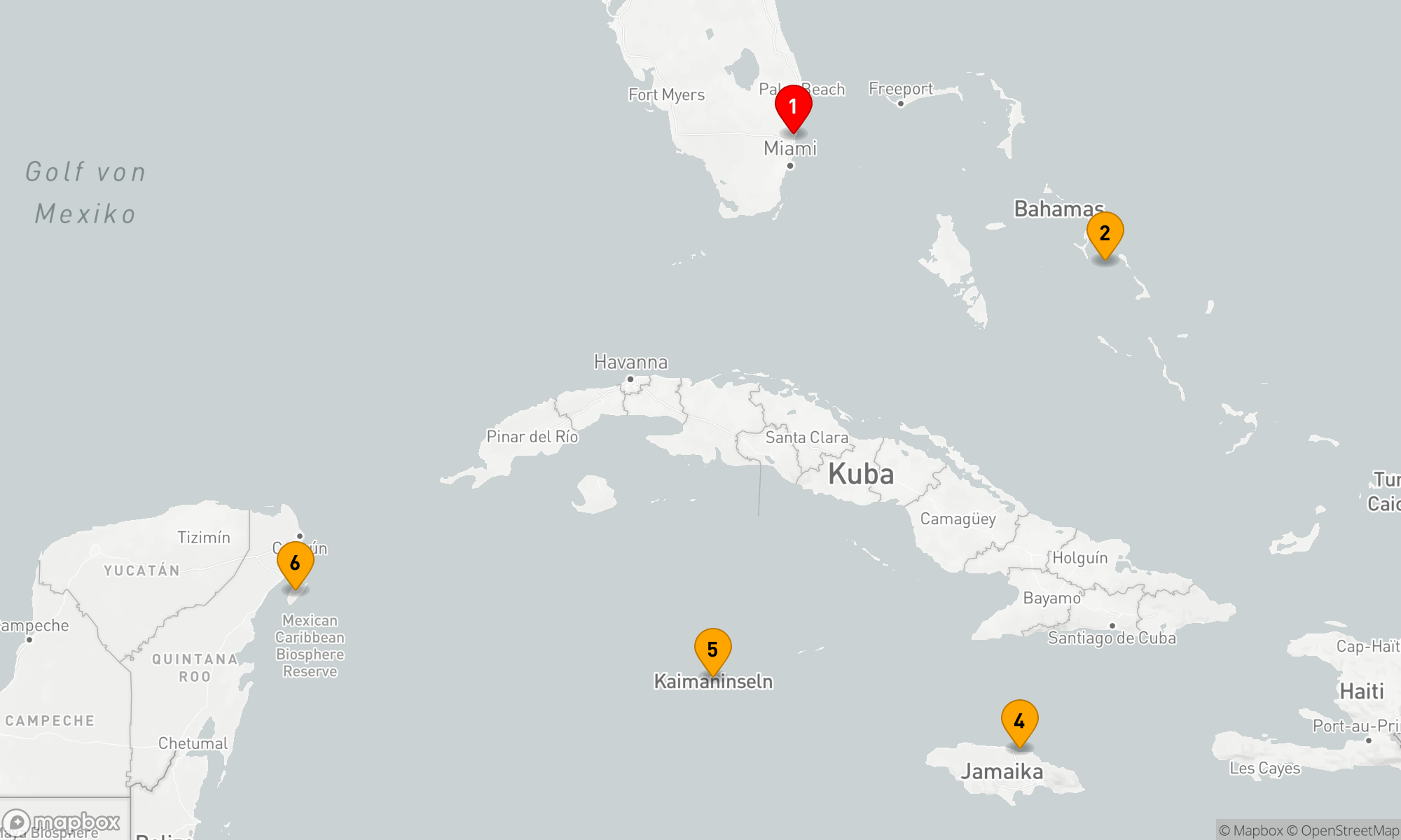 Route 7 Nächte - WESTLICHE KARIBIK: GROSSE ANTILLEN & MEXIKO