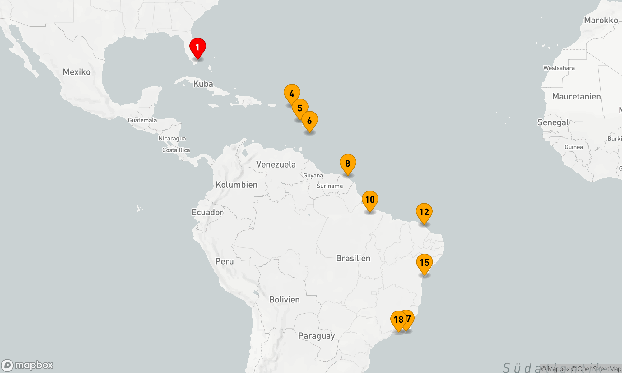 Route 18 Nächte - VIBRANT VOYAGE TO RIO