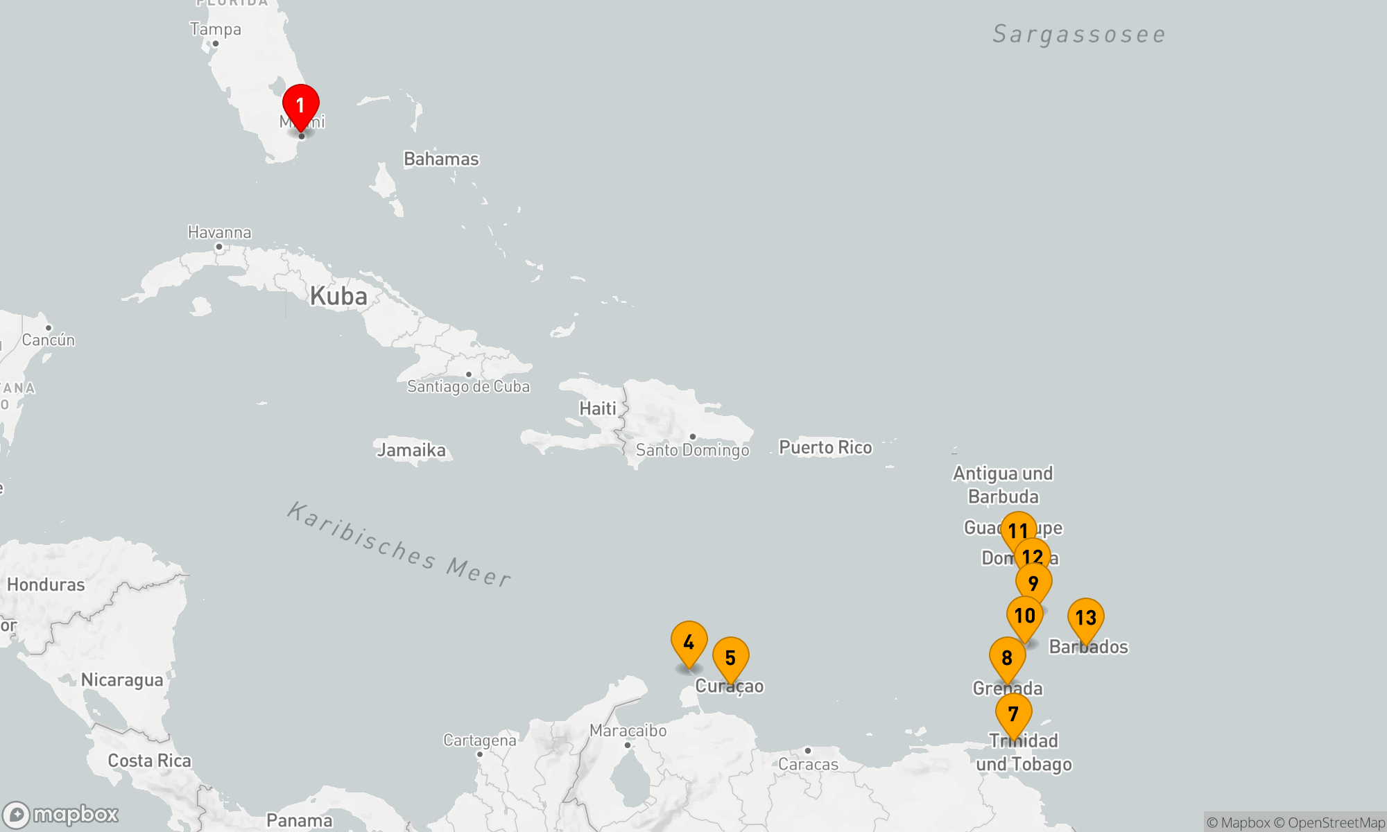 Route 12 Nächte - RADIANT ISLAND DAWNS
