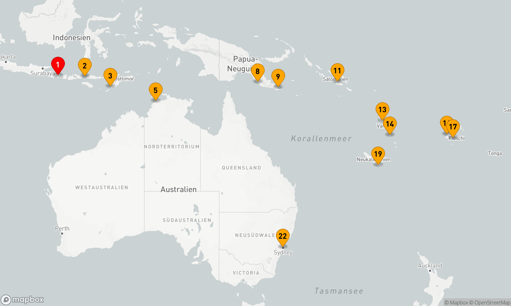 Route 21 Nächte - MELANESIAN MARVELS