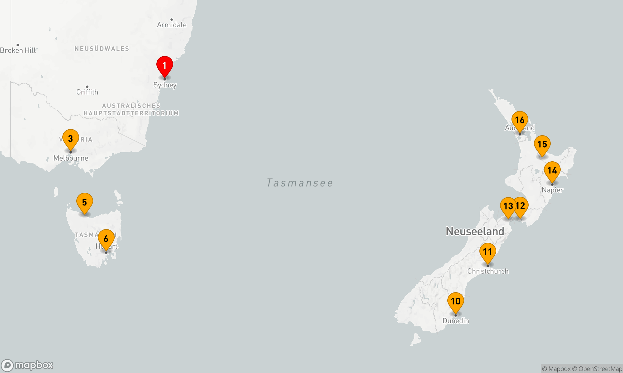 Route 15 Nächte - COLLECTOR'S NEW ZEALAND