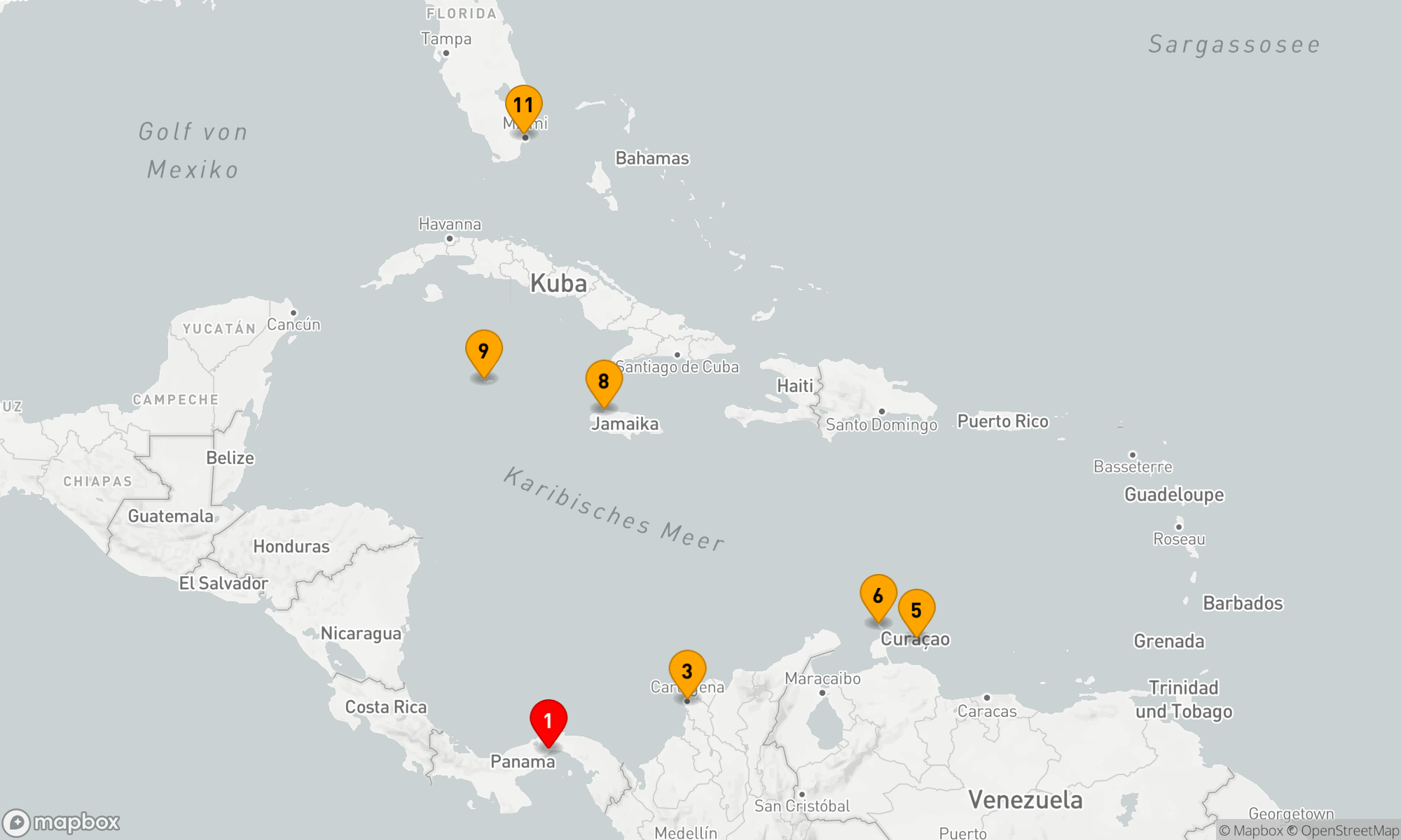 Route 10 Nächte - CLASSIC CANAL & TROPICS