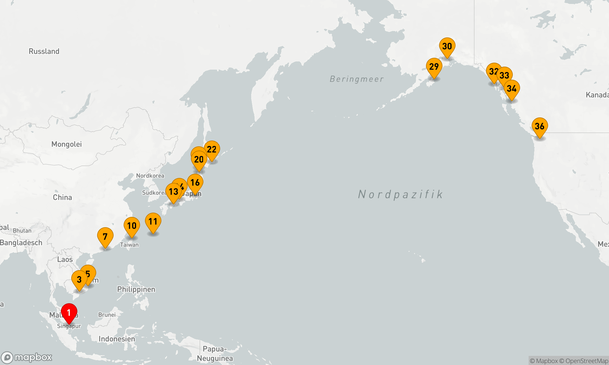 Route 36 Nächte - BEYOND THE BERING STRAIT