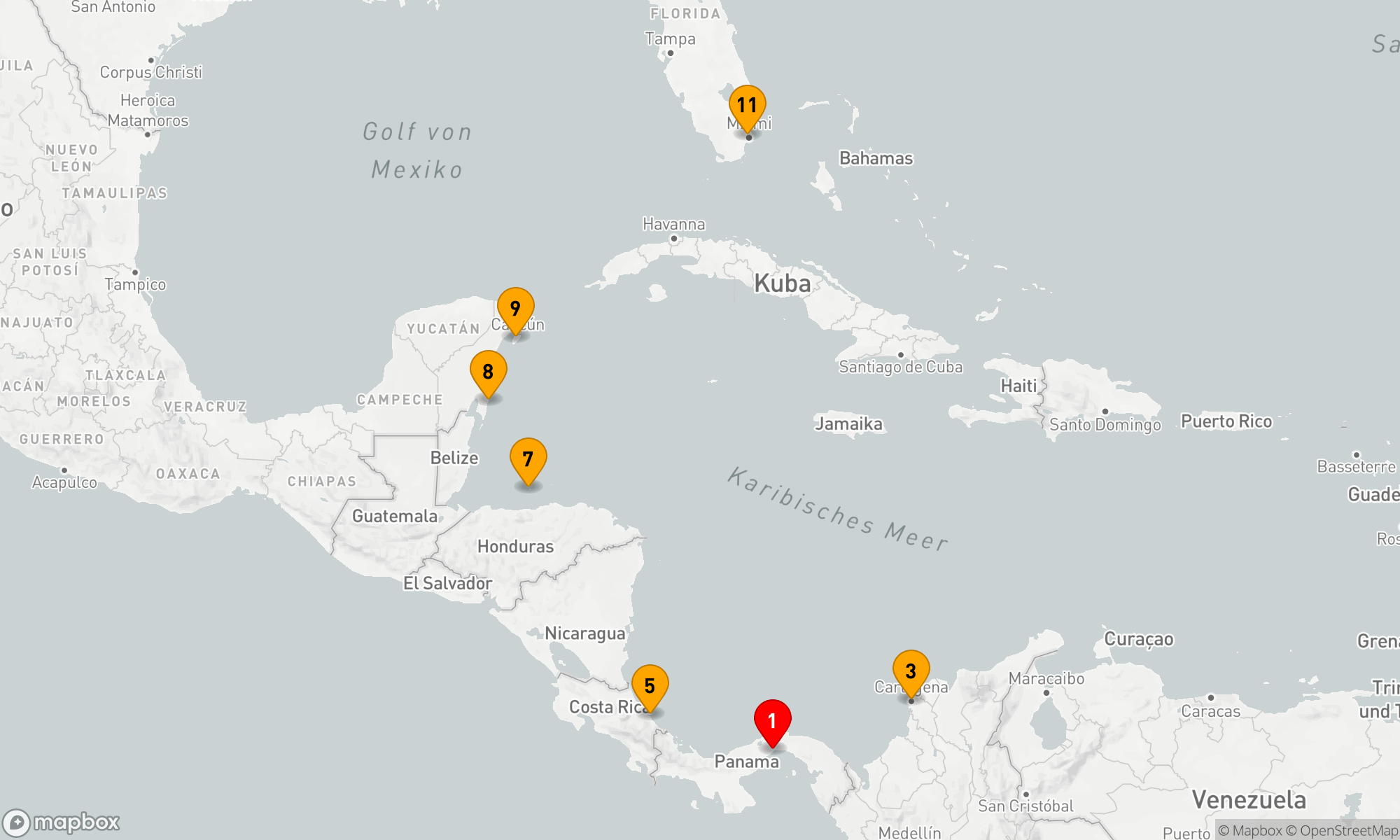 Route 10 Nächte - CANAL & CORAL ISLES