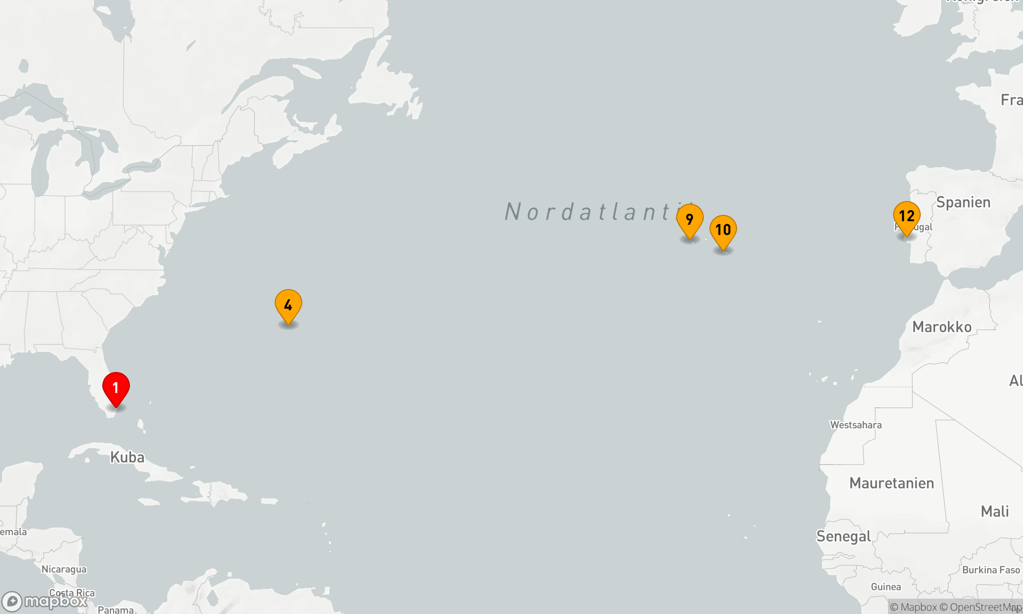 Route 12 Nächte - EXPLORERS ATLANTIC