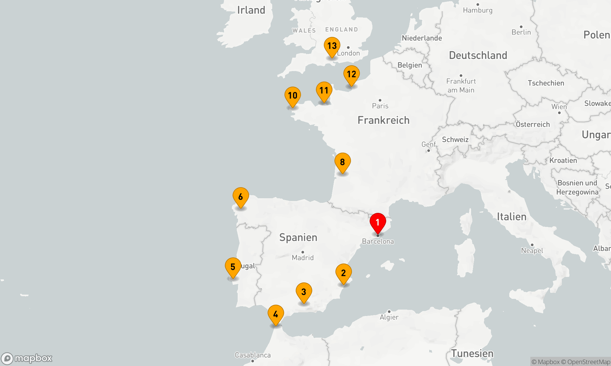 Route 12 Nächte - ECLECTIC WESTERN EUROPE