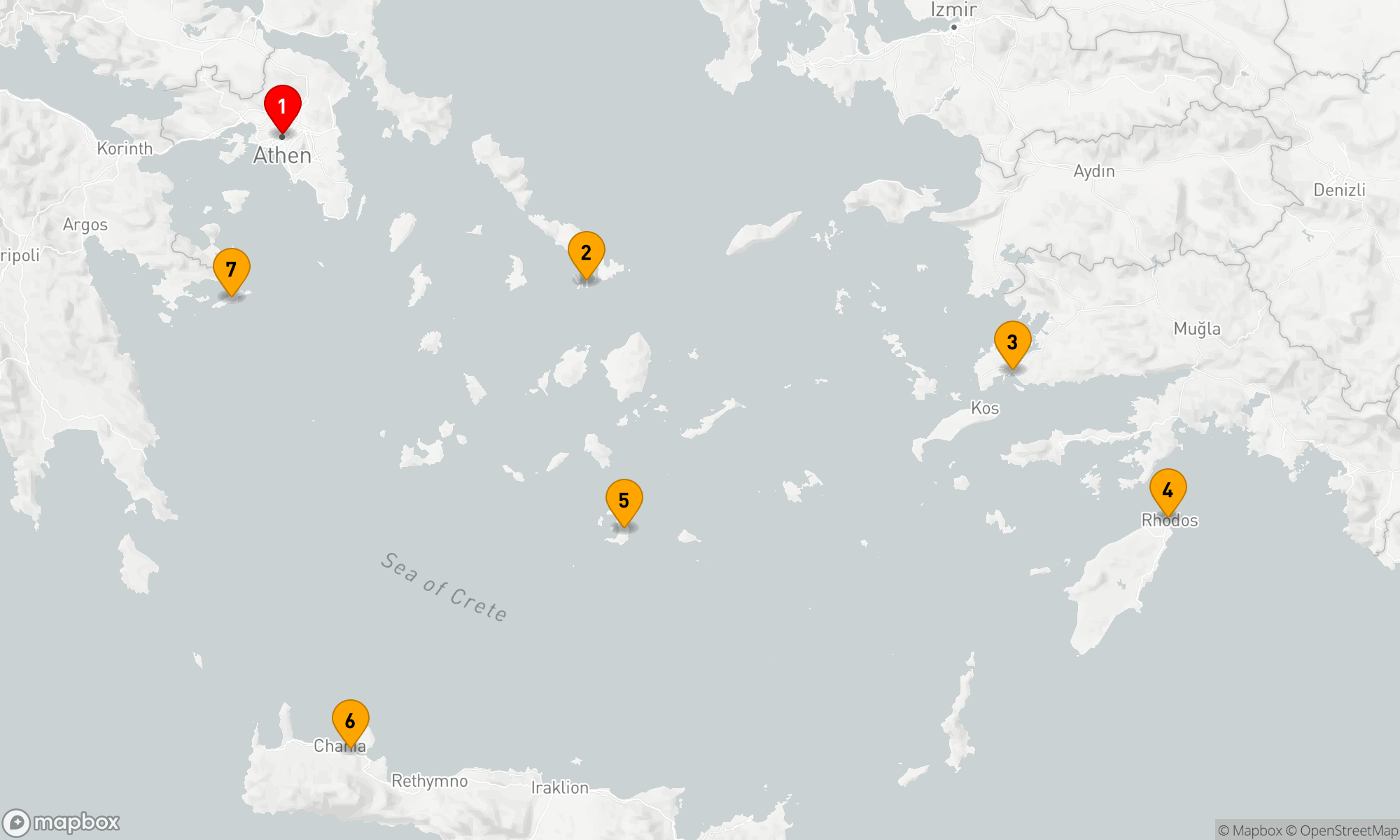Route 7 Nächte - Klassisches Griechenland