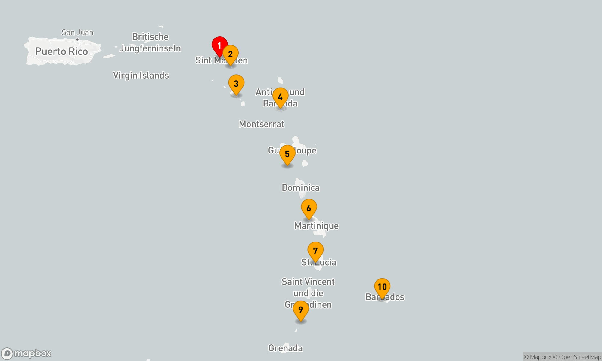 Route 9 Nächte - Klassische Karibik