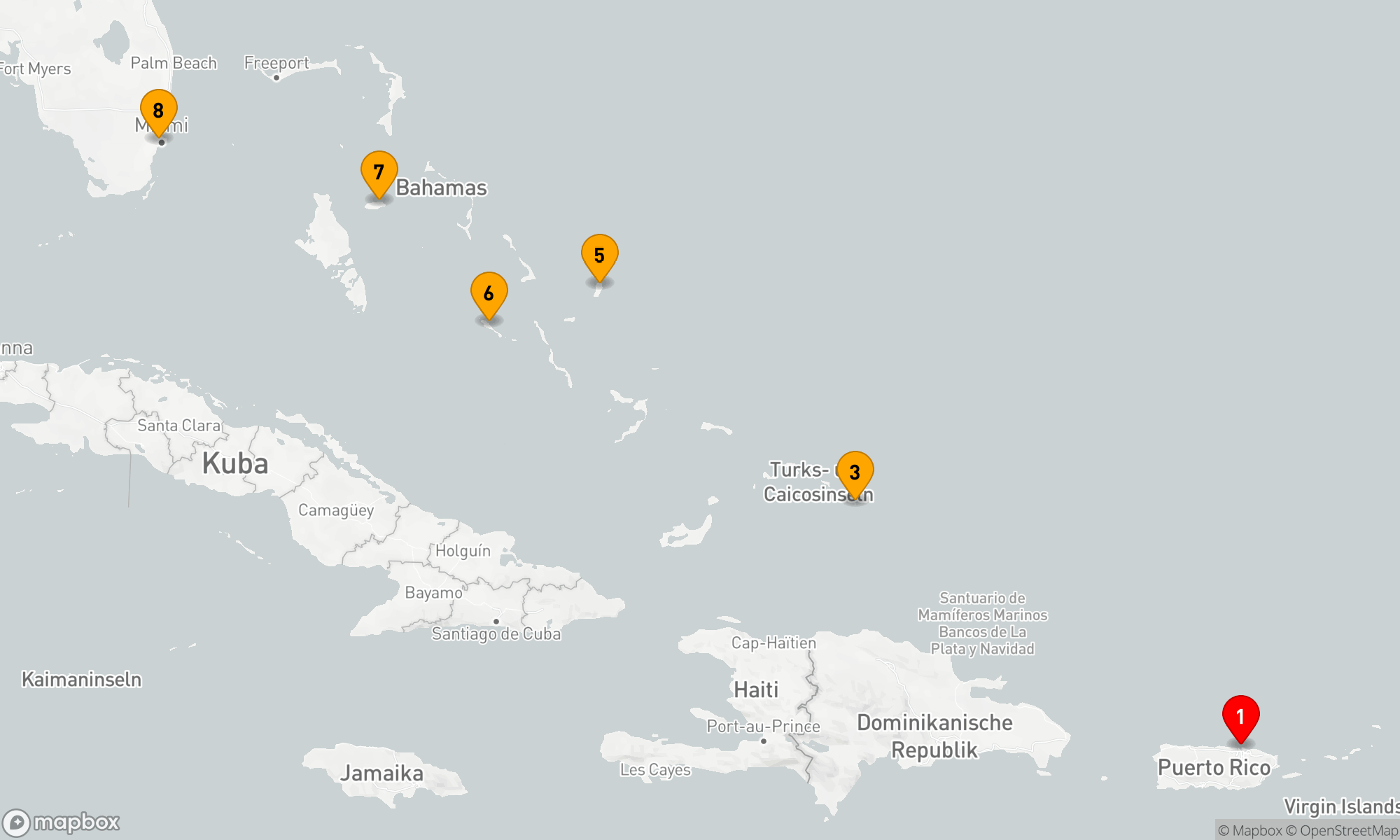 Route 7 Nächte - Karibik-Entdeckungsreise