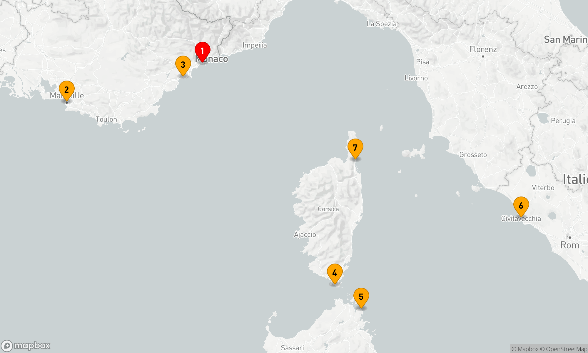 Route 7 Nächte - Rendezvous an der Riviera