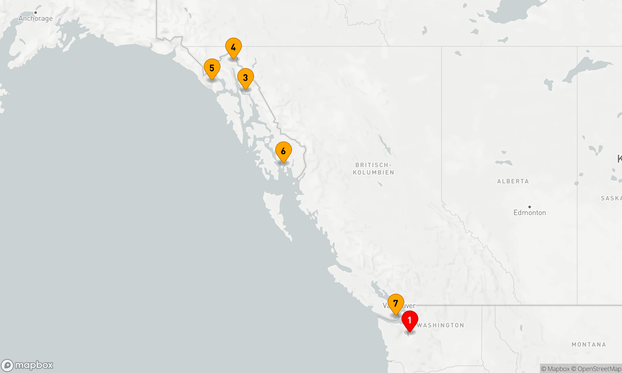 Route 7 Nächte - Alaskas Wunderwelt Entdecken