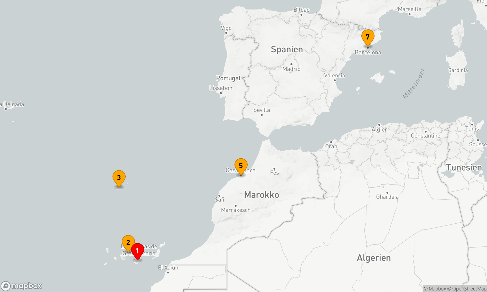 Route 6 Nächte - Mediterrane Abenteurerreise