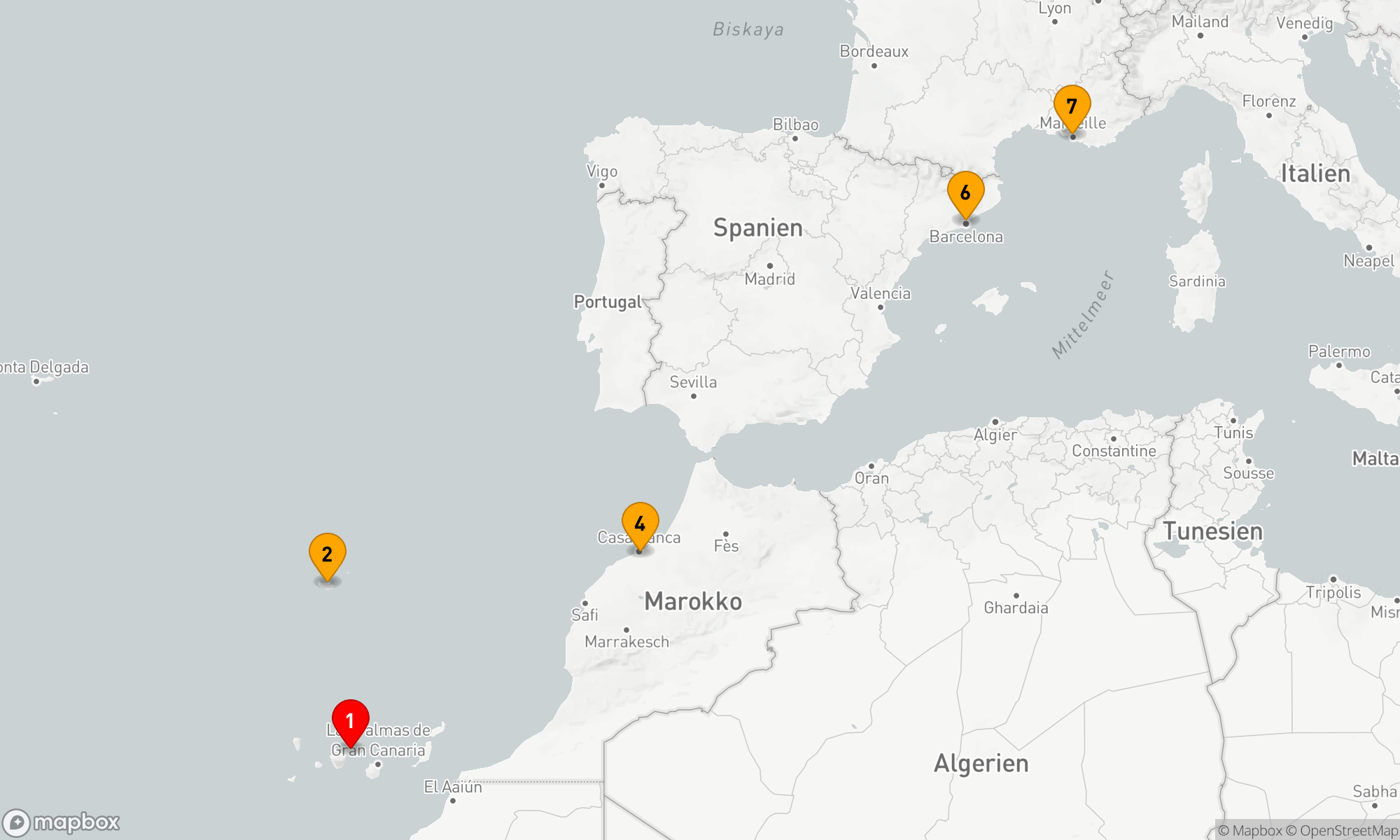 Route 6 Nächte - Von der Vulkaninsel zum Mittelmeerjuwel