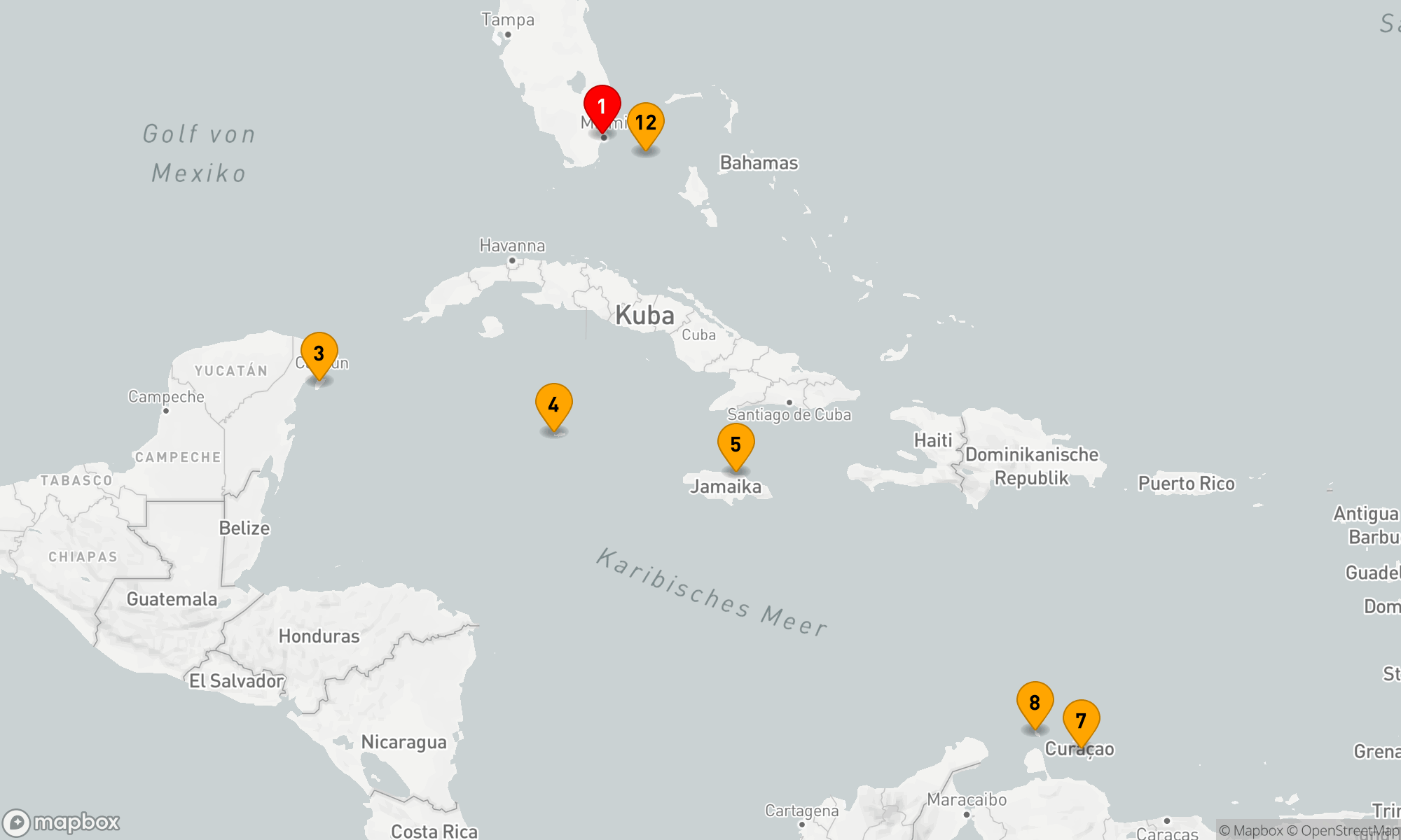Route 17 Nächte - Karibische Träumereise ab Miami