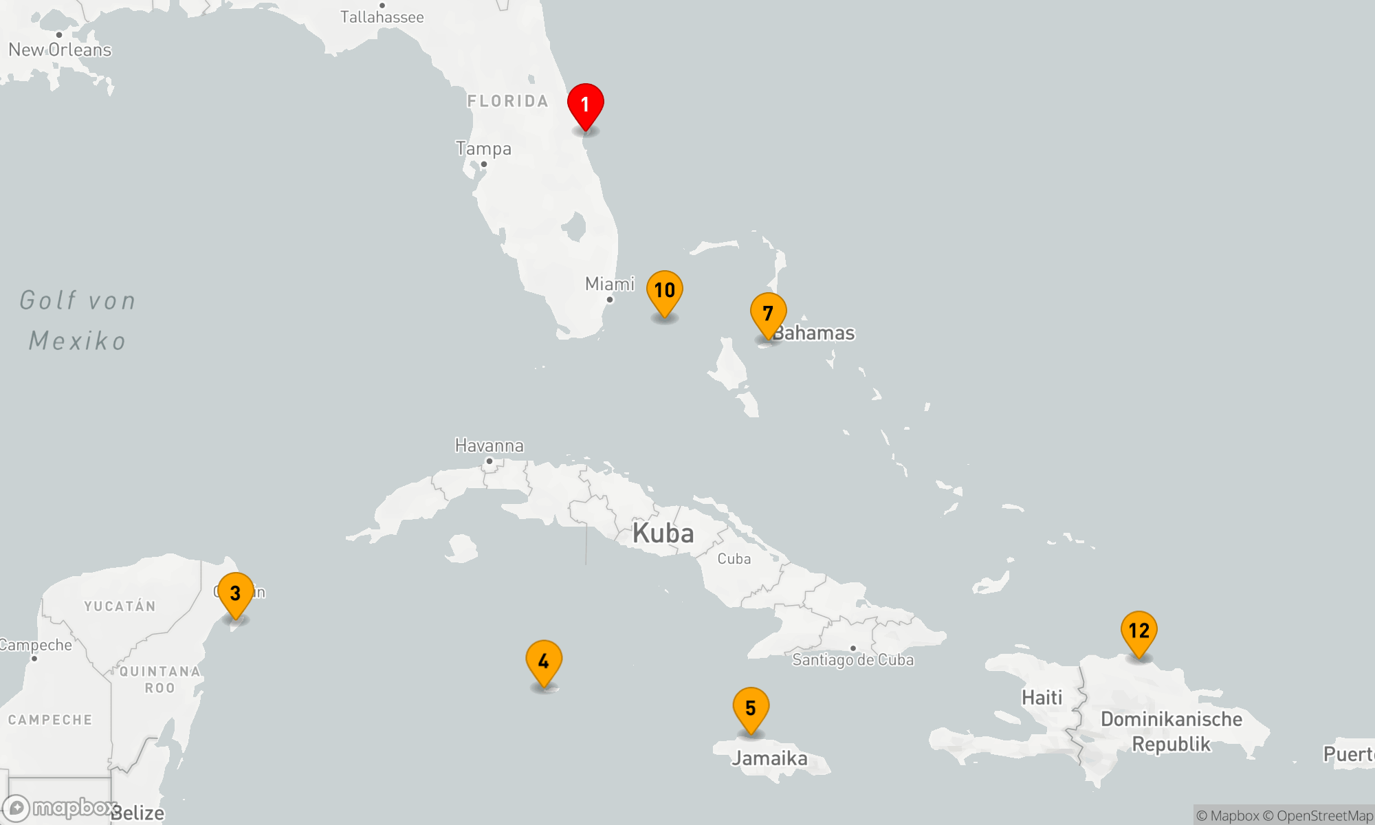 Route 14 Nächte - Karibische Träume ab Port Canaveral