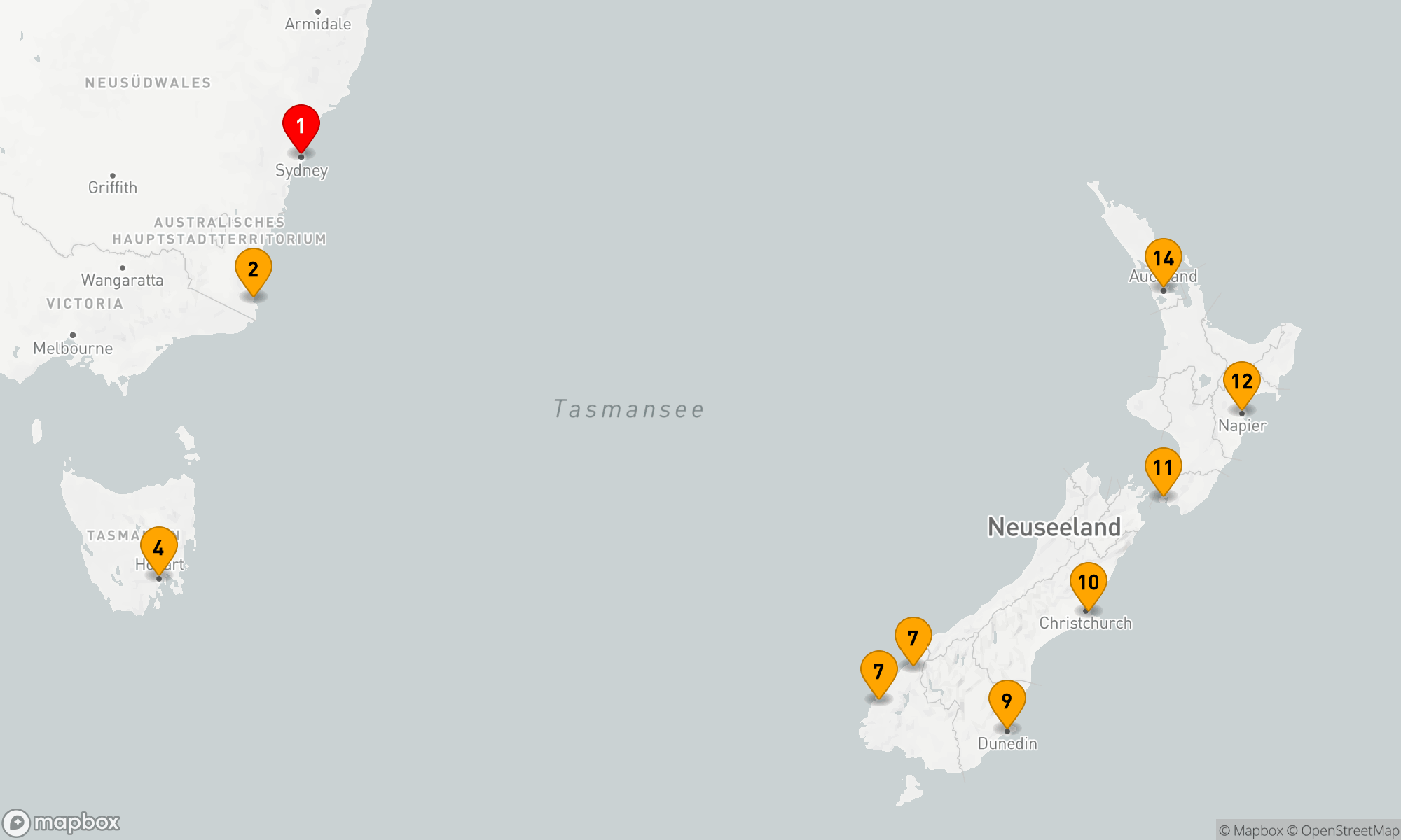 Route 13 Nächte - Prachtvolle Entdeckungsreise im Südpazifik