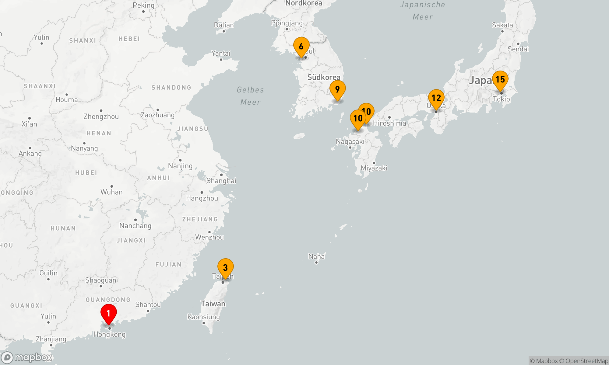 Route 14 Nächte - Auf Entdeckungsreise durch Asiens Metropolen