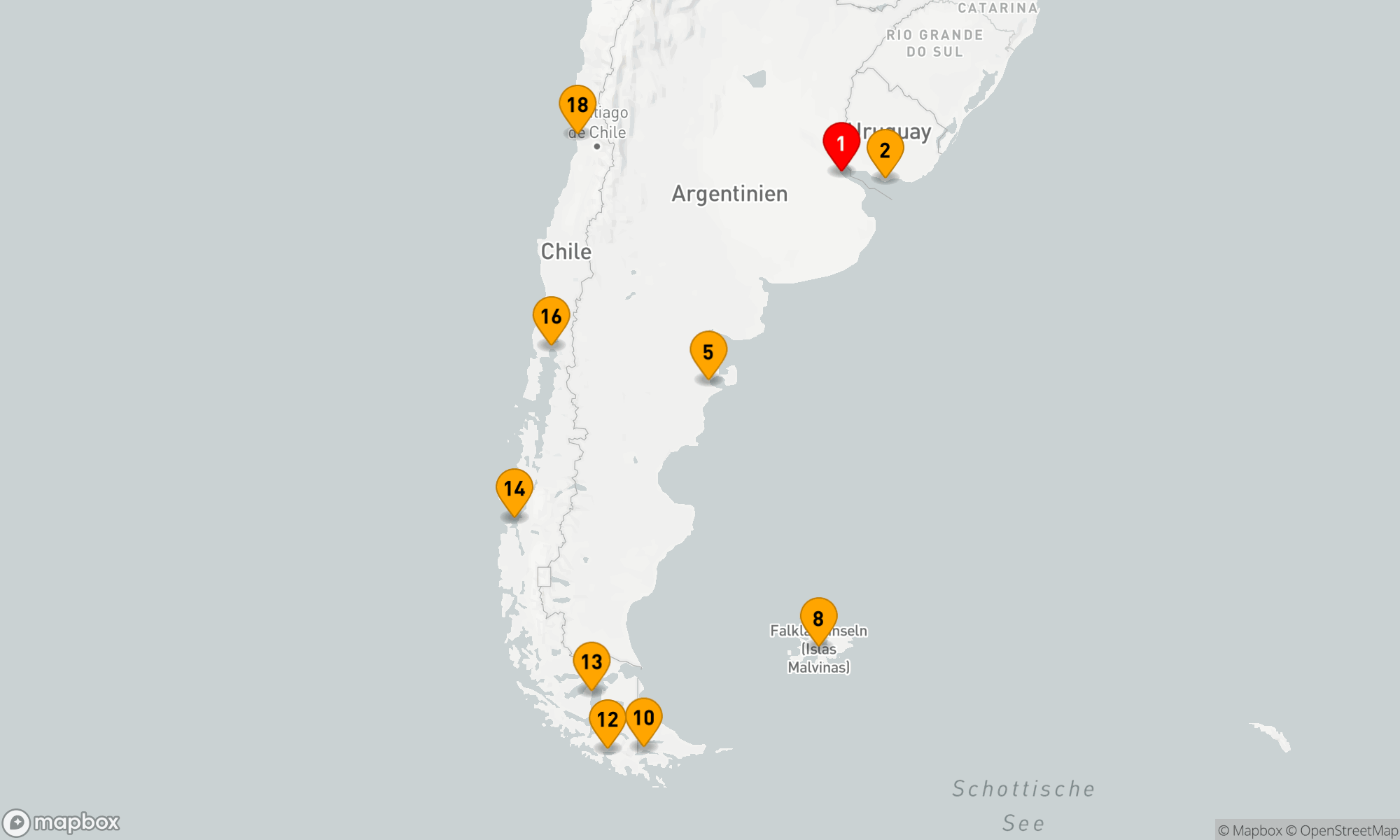 Route 18 Nächte - Abenteuer Patagonien und Chilenische Fjorde