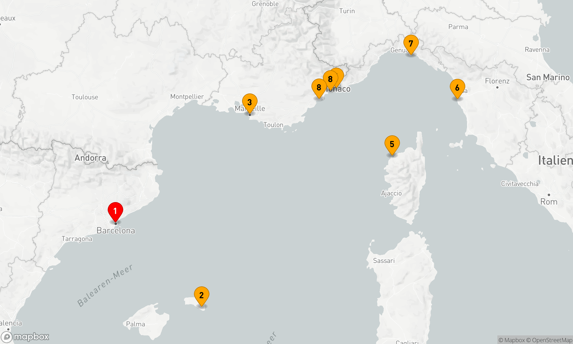 Route 7 Nächte - President's Cruise mit Ken Muskat - Mittelmeer