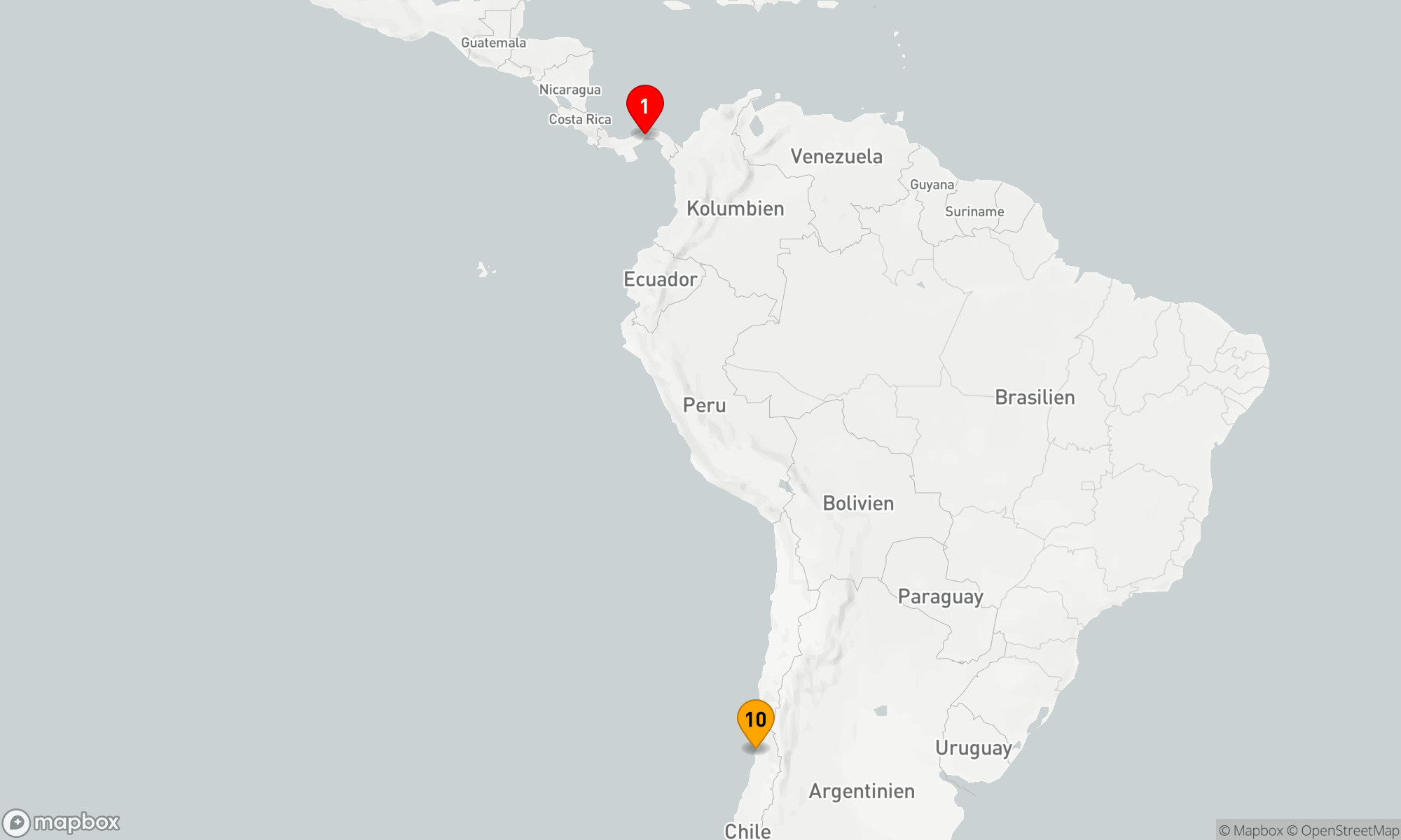 Route 9 Nächte - Wellness-Rückzug - Panama-Stadt nach Valparaiso