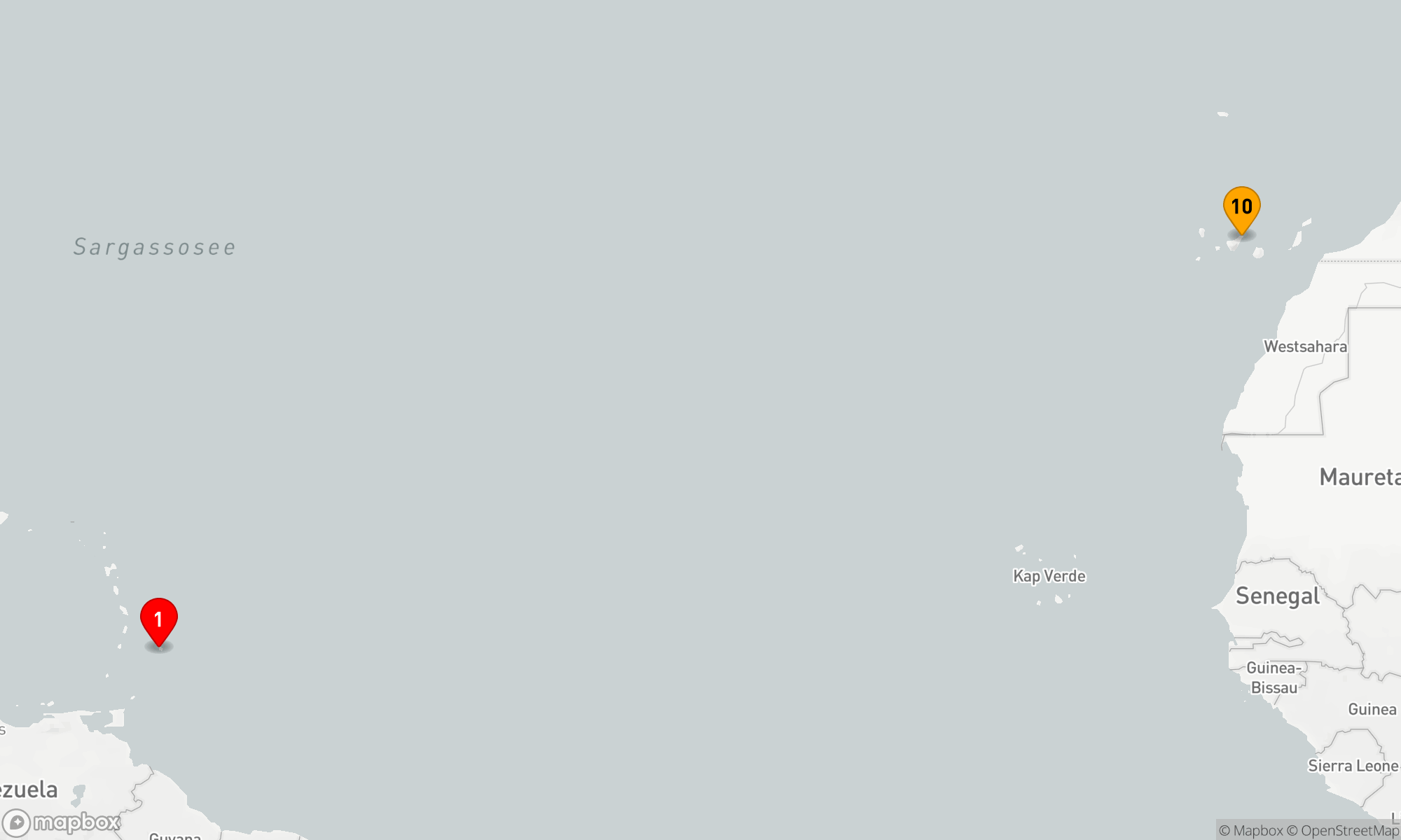 Route 9 Nächte - Wellness-Retreat - von Barbados nach Spanien