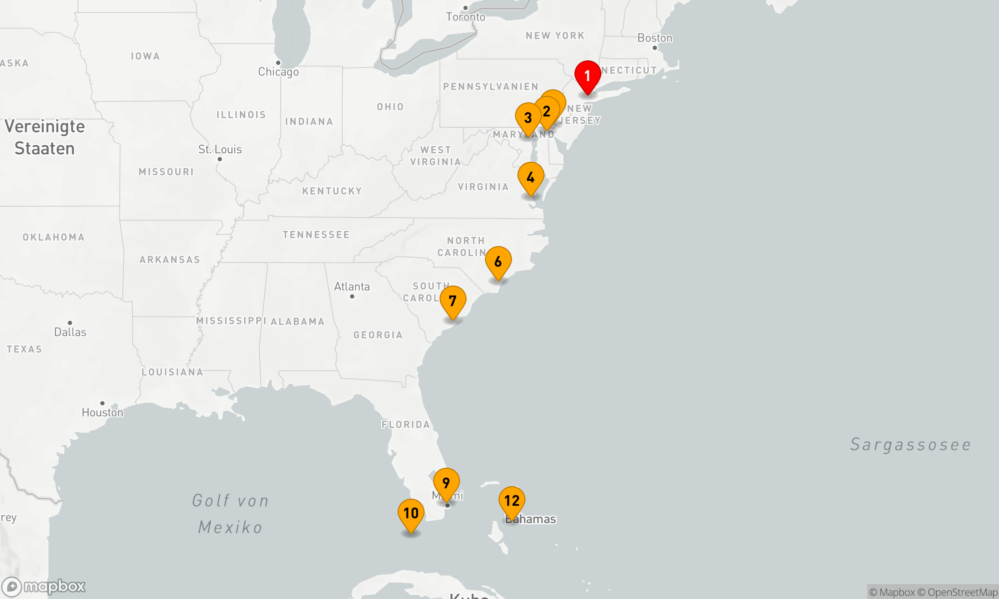 Route 11 Nächte - Die Reise des Vorsitzenden: Amerikas 250. Jahrestag Kreuzfahrt