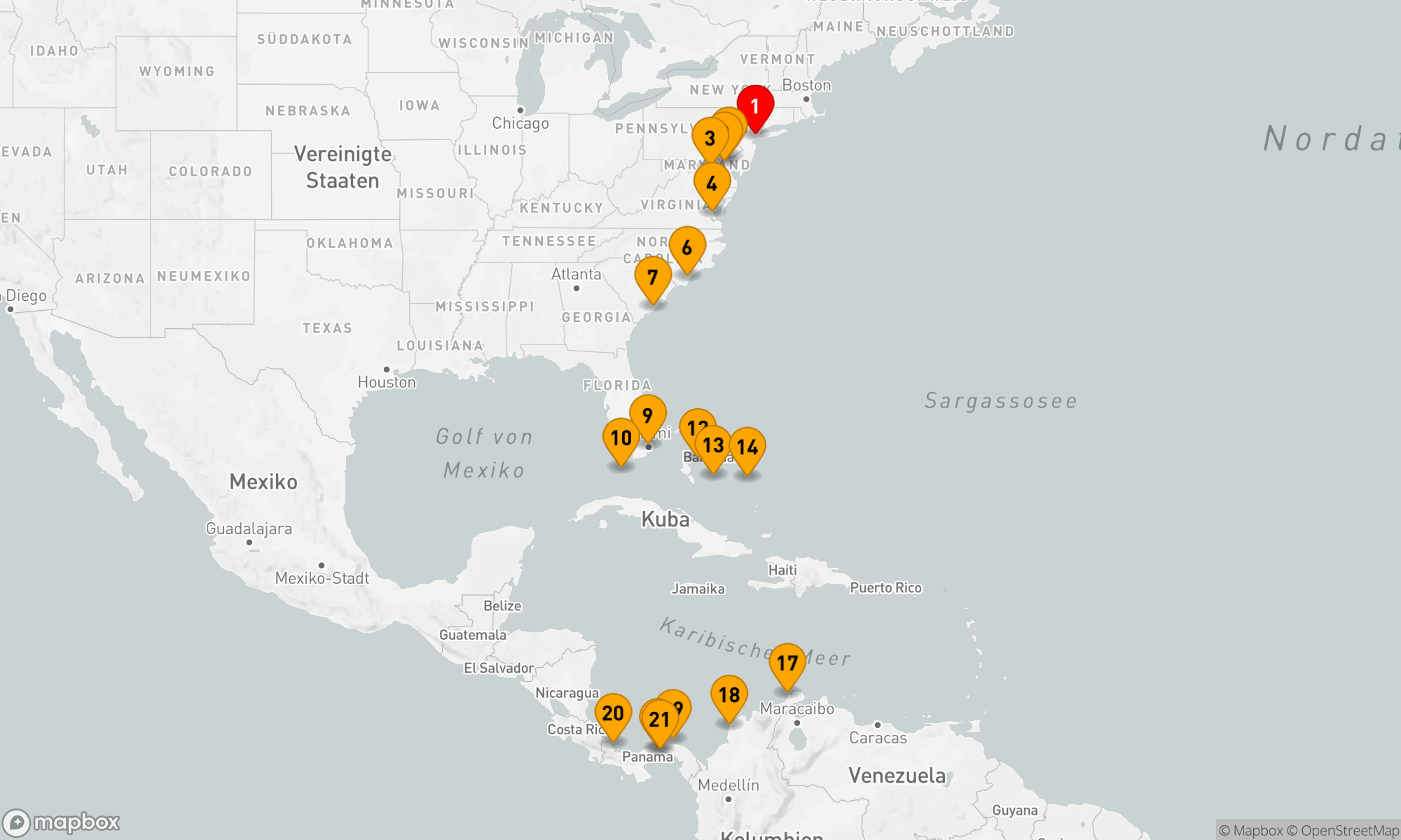 Route 21 Nächte - Ultimate America's Historische Reise nach Panama