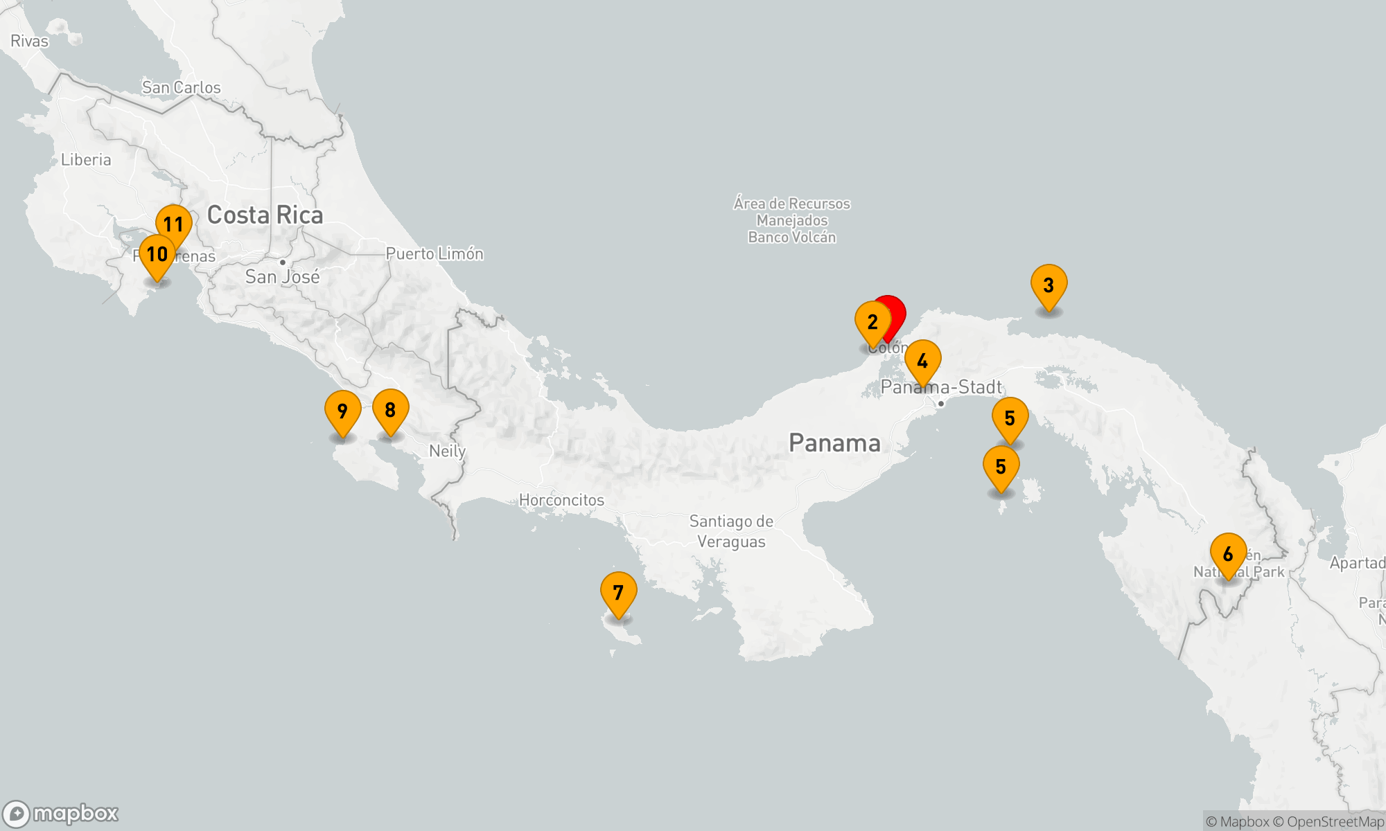 Route 10 Nächte - Geheimnisse Mittelamerikas